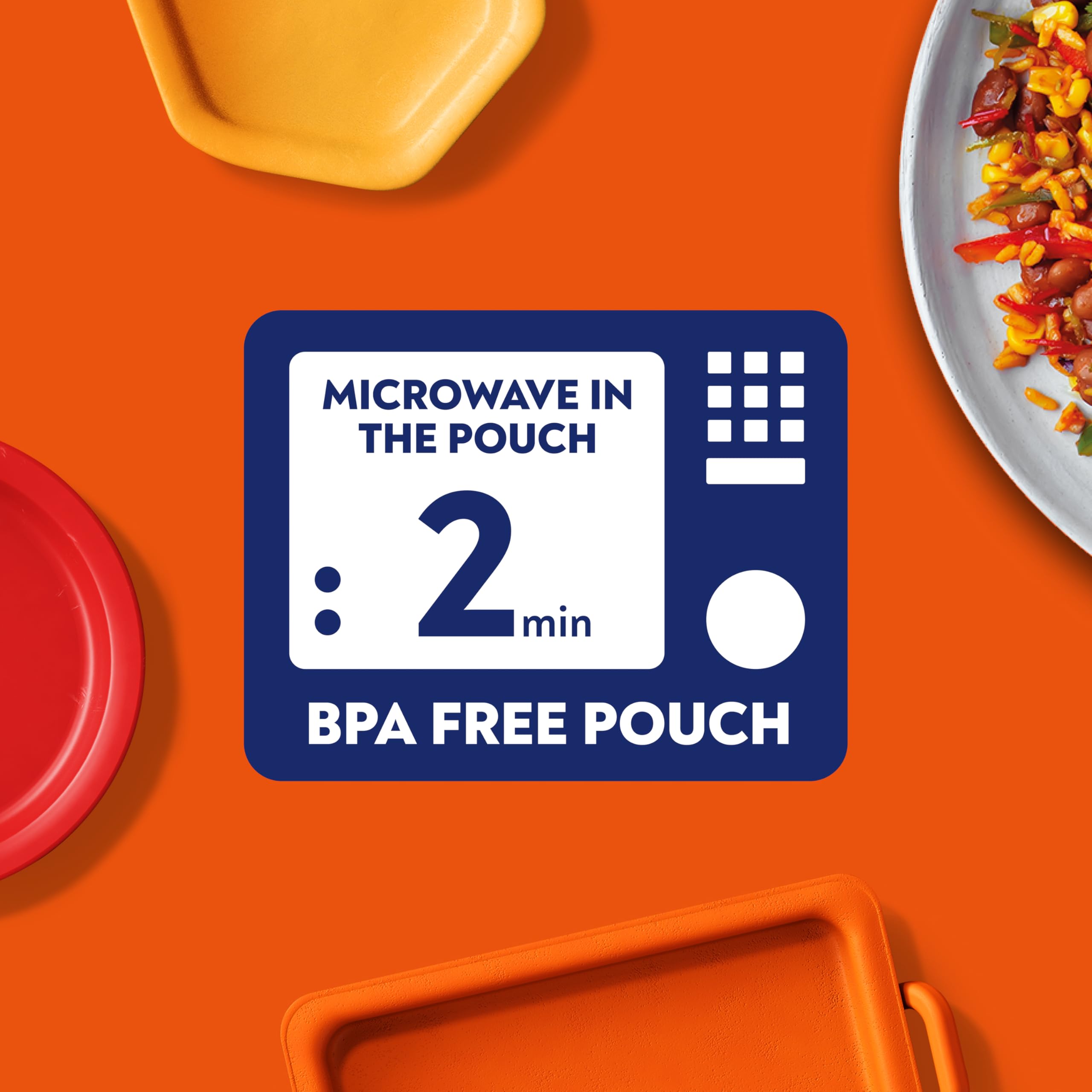 Ben's Original Wholegrain Brown Spicy Mexican Microwave Rice, 6 x 220g Pouches