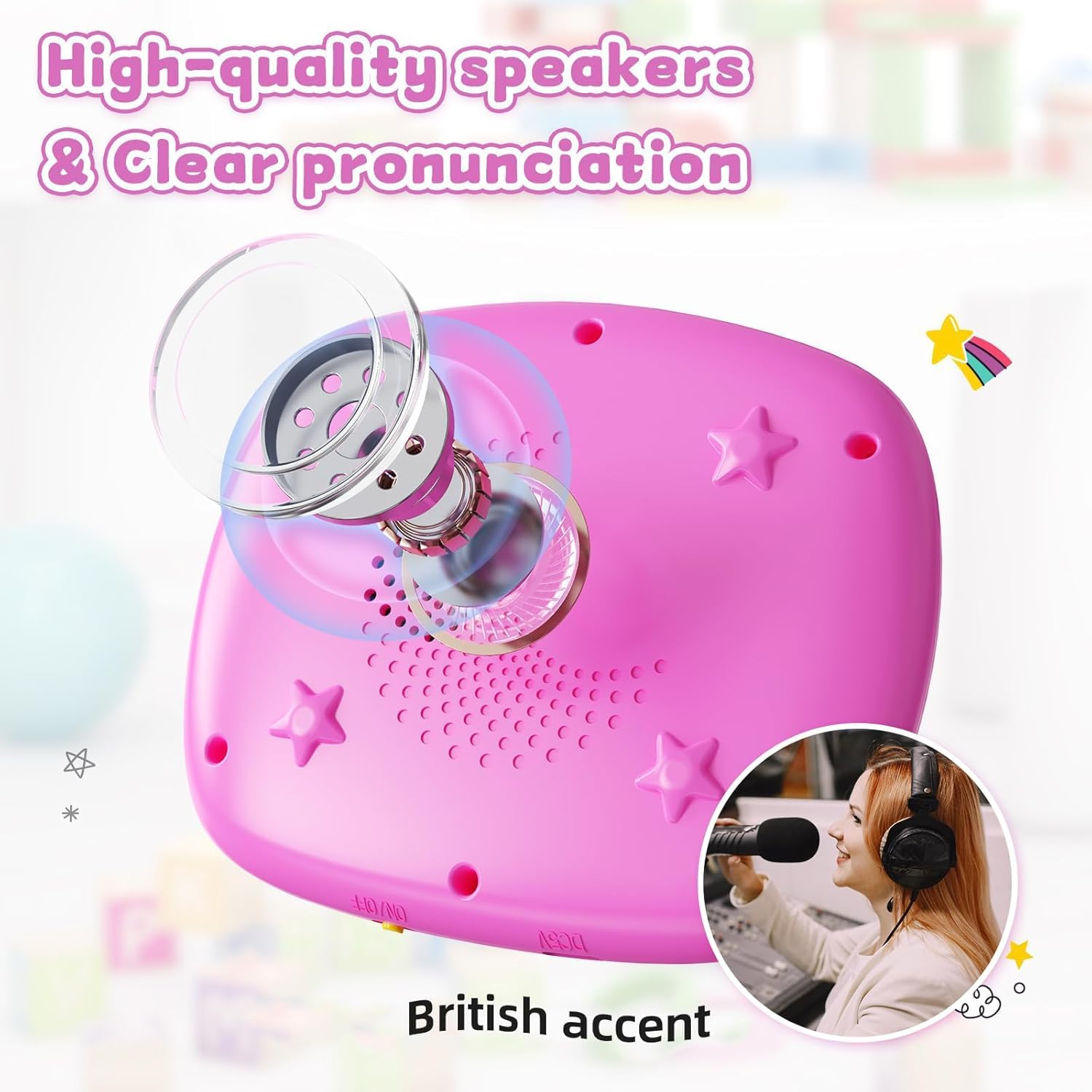 HOMESTEC Toddlers Talking Flash Cards - 144 English Visual Words for Ages 18 Months+ 5