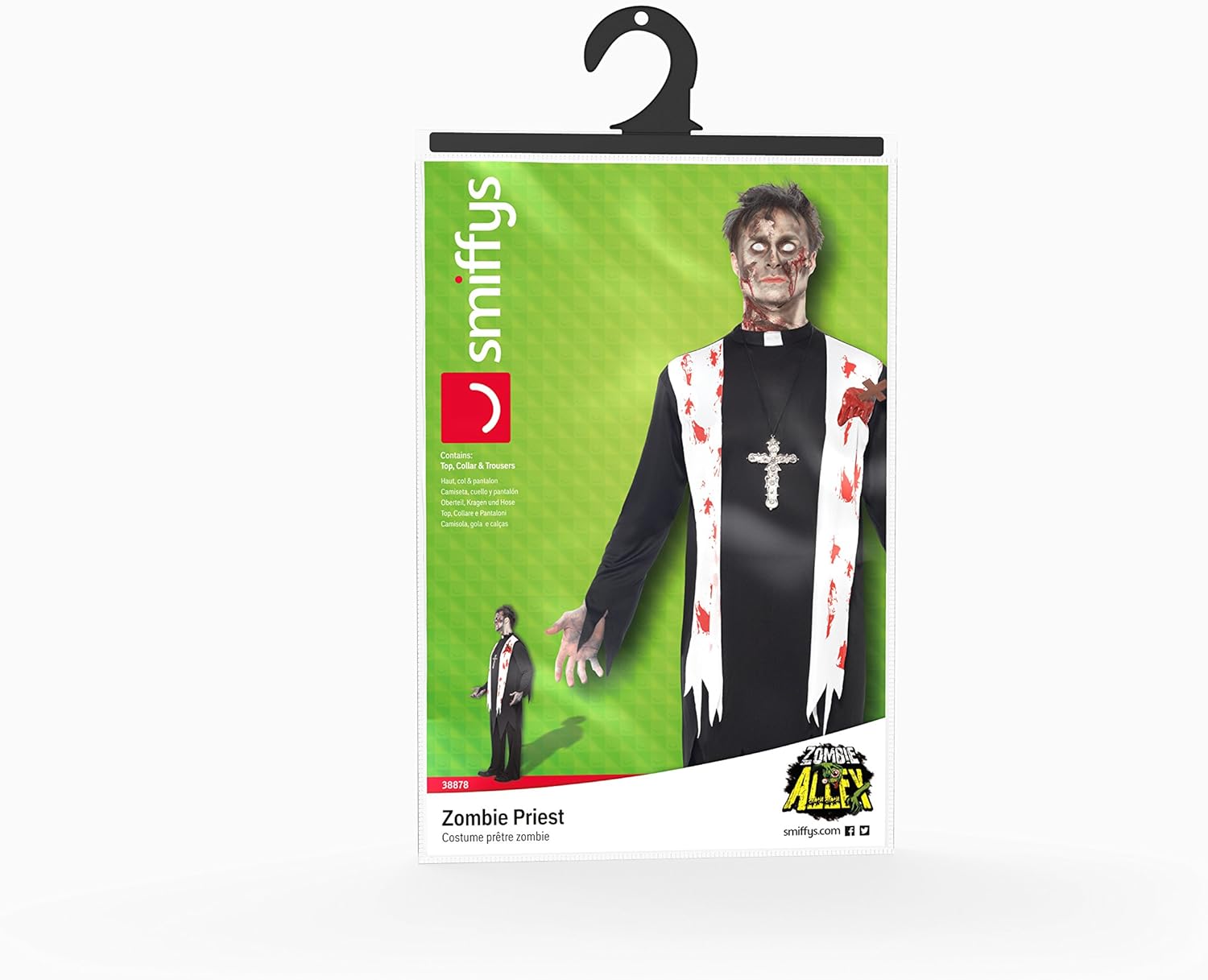 Smiffys Zombie Priest Costume - Adult Men's Size L 4