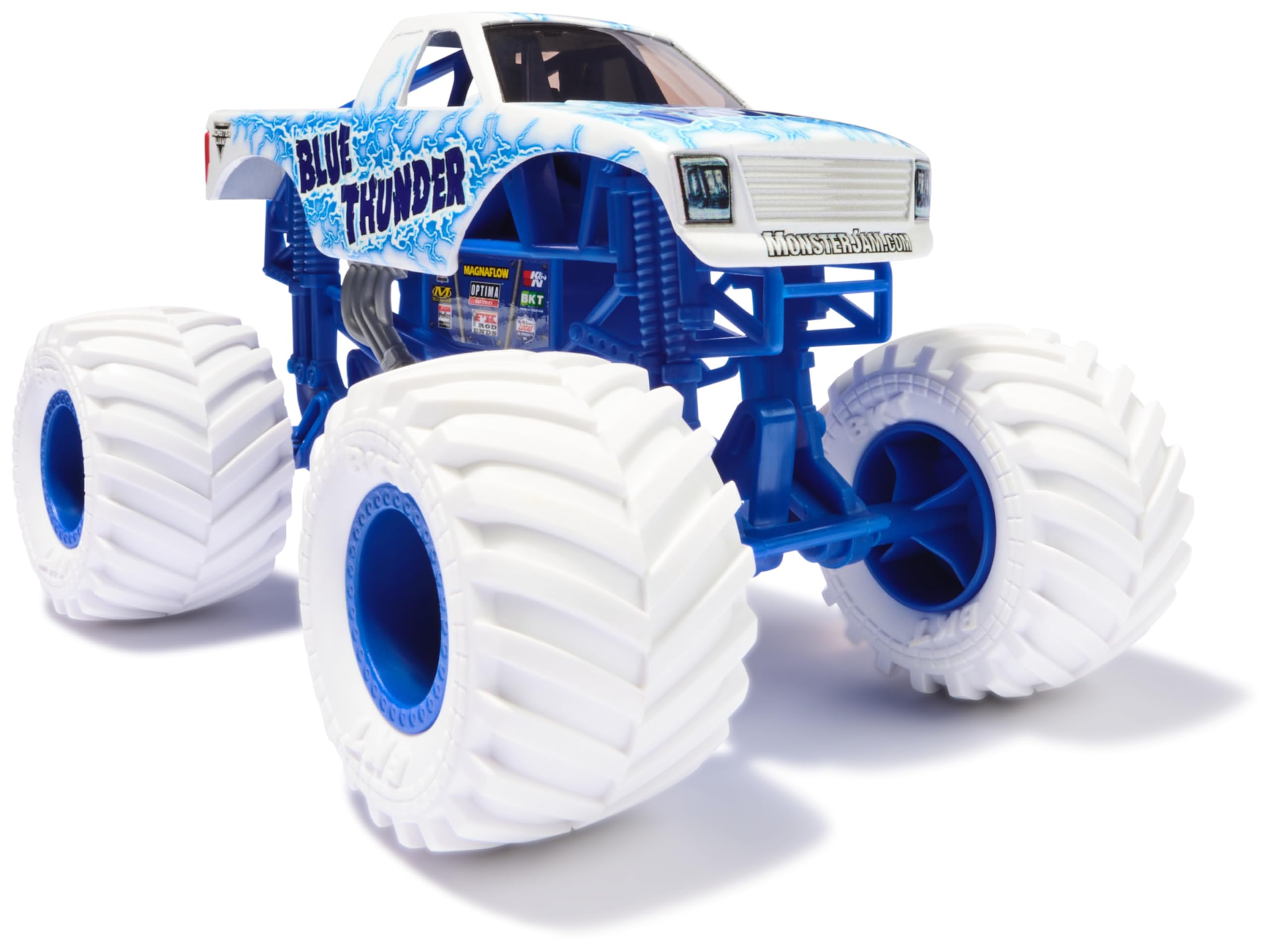 Monster Jam Blue Thunder Monster Truck - 1:24 Scale Die-Cast Vehicle for Kids