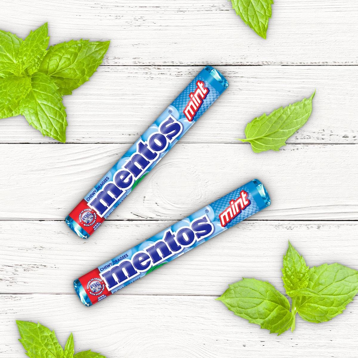 Mentos Mint Chewy Dragees - 40 x 38g Sugar-Free Mints 6