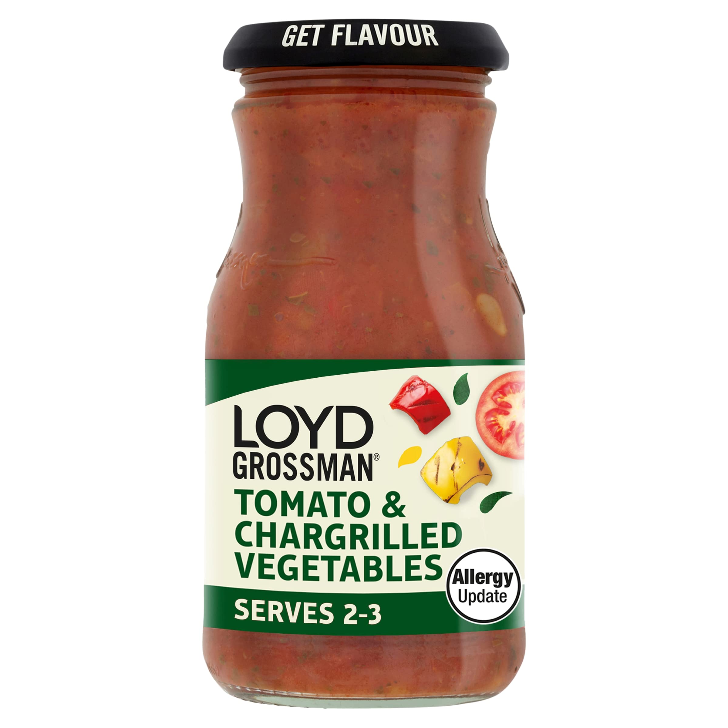 Loyd Grossman Italian Tomato & Chargrilled Vegetables Sauce – 350g