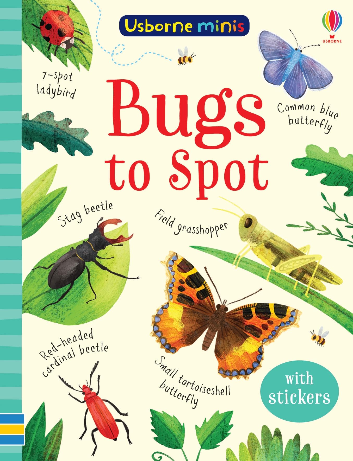 Usborne Bugs to Spot (Usborne Minis) Sticker Book | Ages 3-6