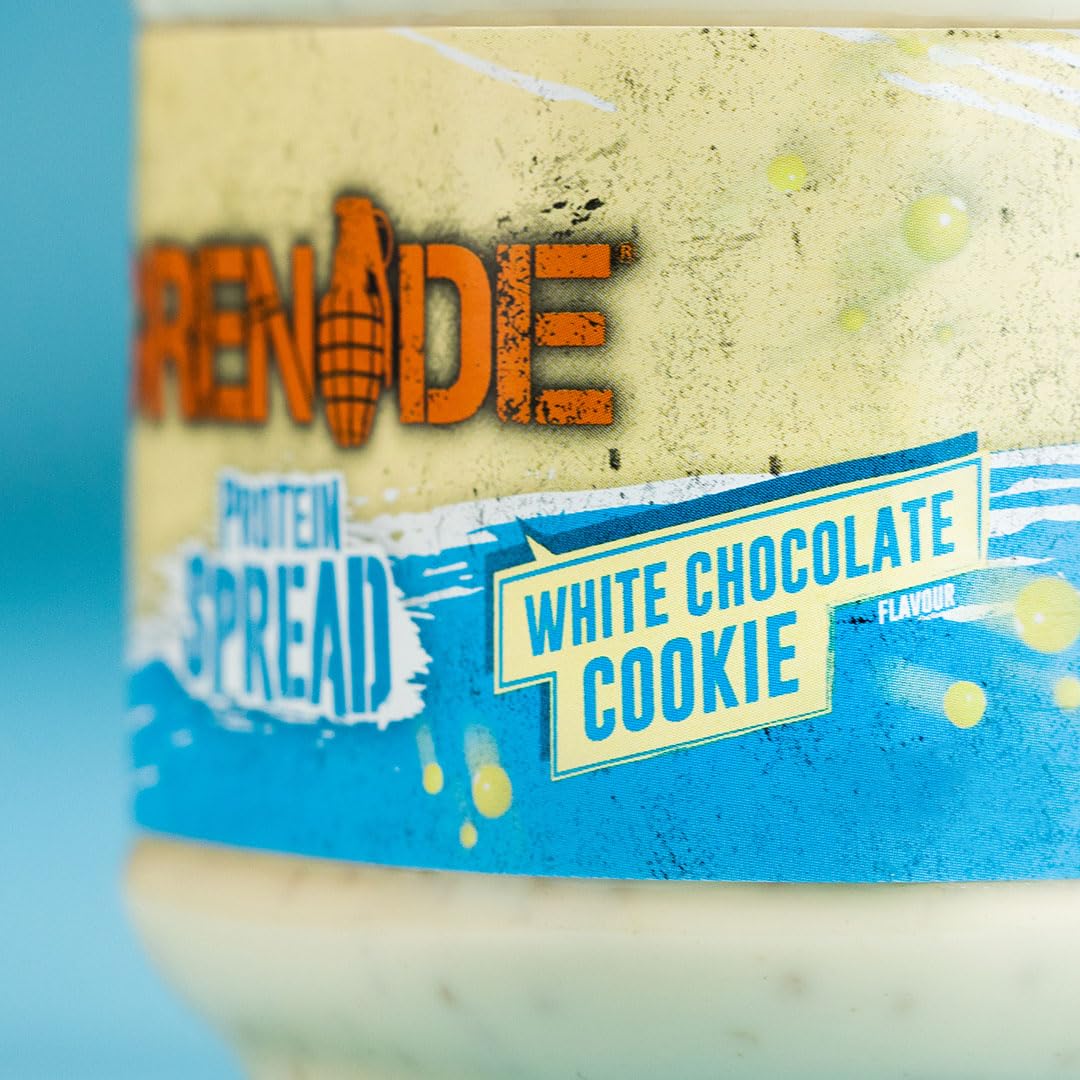 Grenade White Chocolate Cookie Protein Spread 360g - High Protein, Low Sugar, Vegetarian Friendly 6
