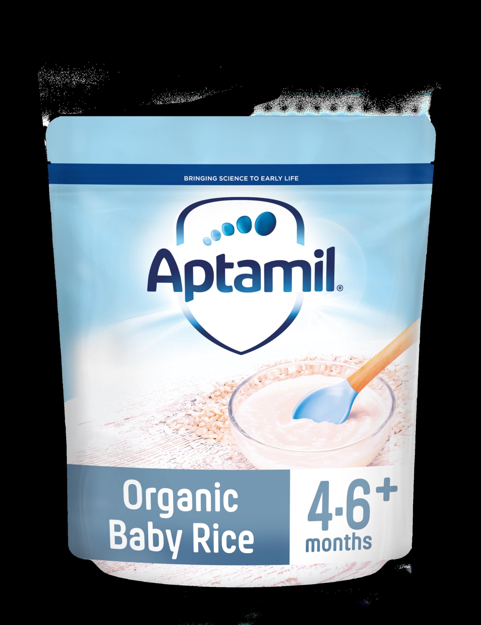 Aptamil Organic Baby Rice Cereal, 4-6+ Months, 100g (Pack of 5) 3
