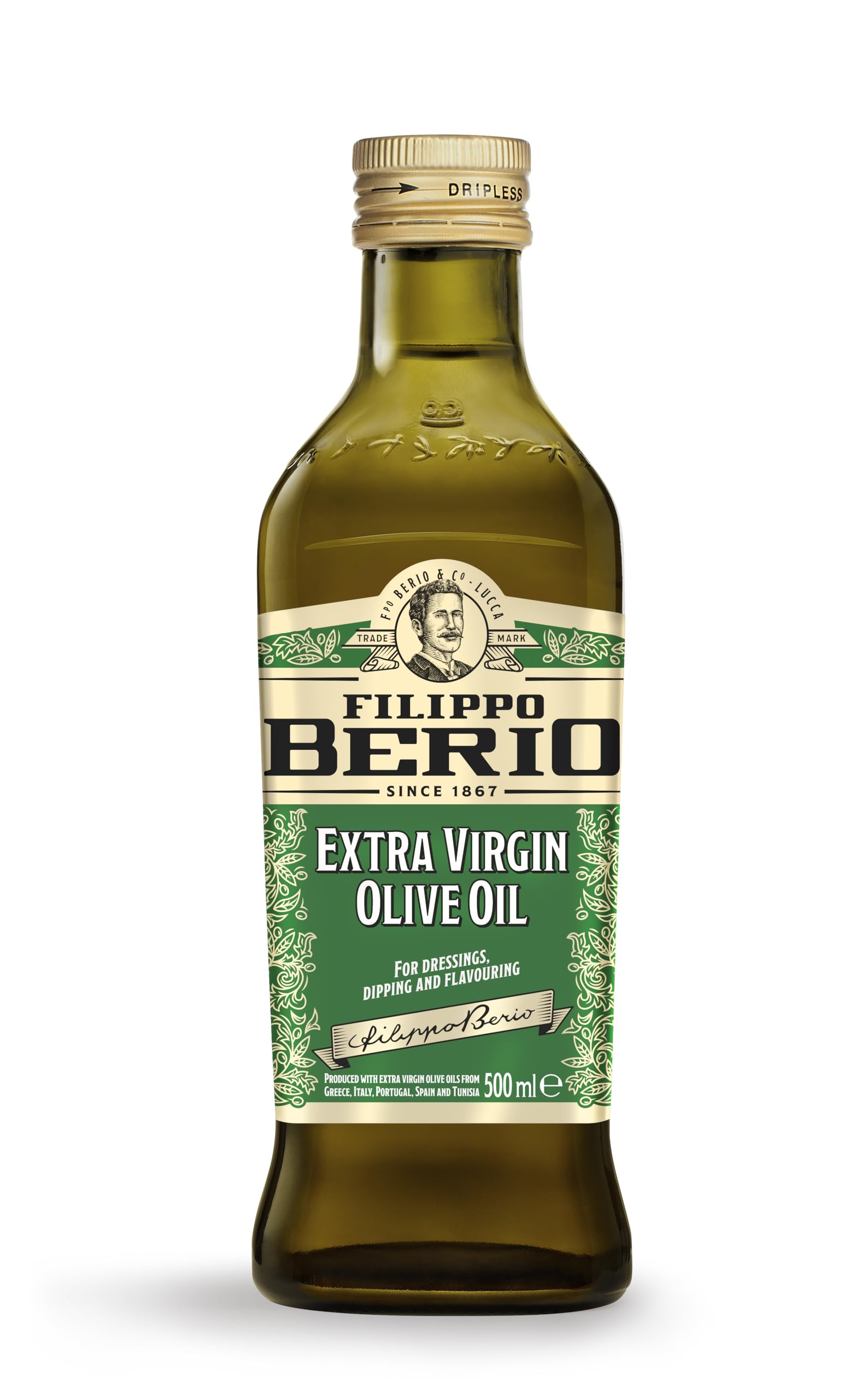 Filippo Berio Extra Virgin Olive Oil - Cold Pressed | 500ml Size 1