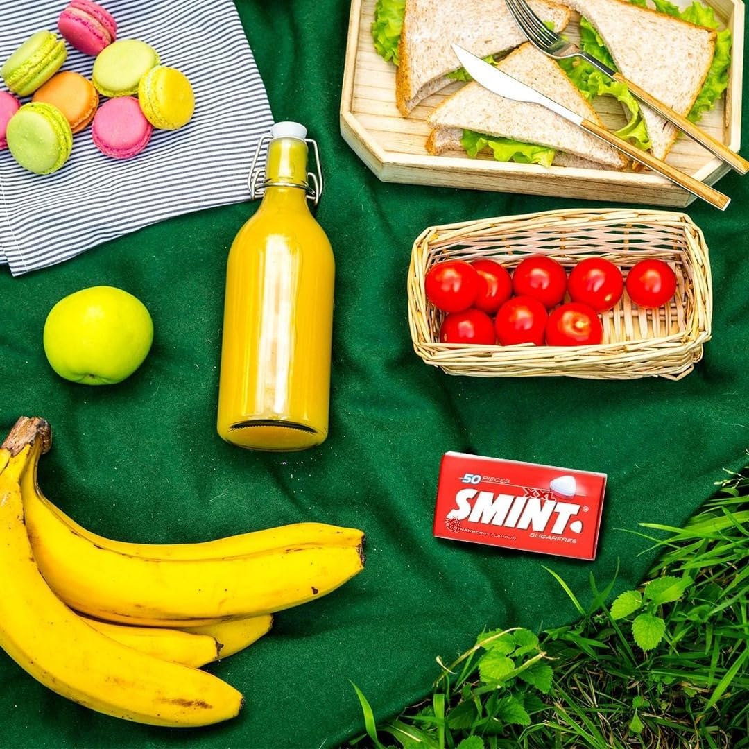 Smint Sugarfree Mints - 50 XXL Strawberry Mints (Pack of 12 Tins) 5