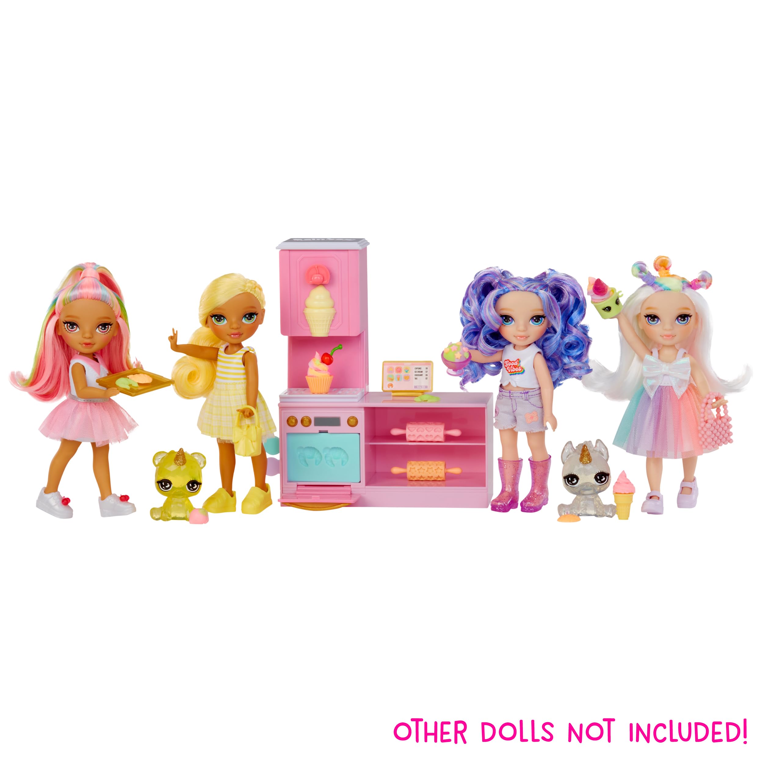 Rainbow High Littles Dessert Shop with Kandy Playset - Doll & Sweet Treats Kit