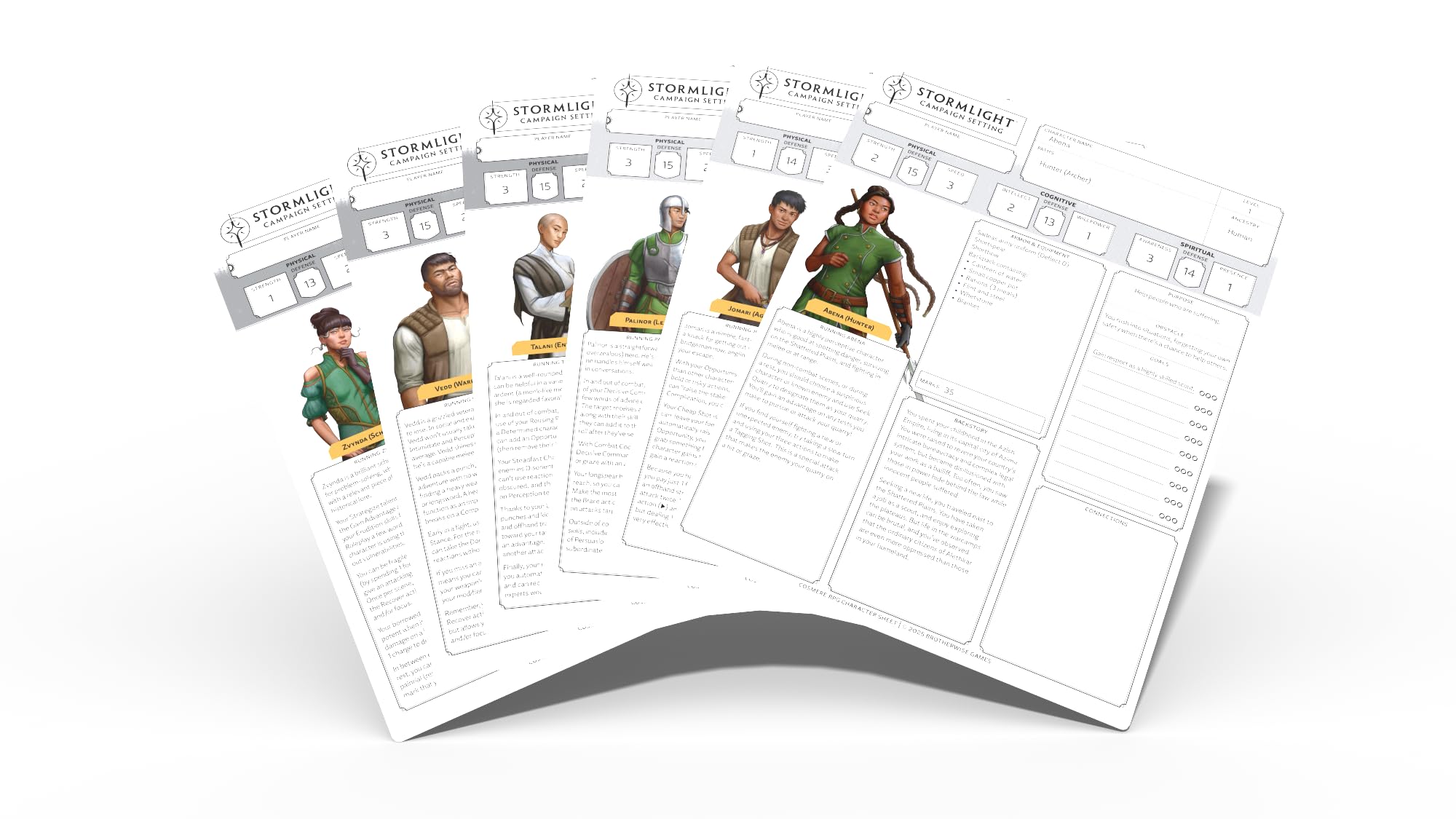 Brotherwise Games Stormlight Starter Set Roleplaying Game | Ages 13+ | Complete Cosmere RPG Kit 4