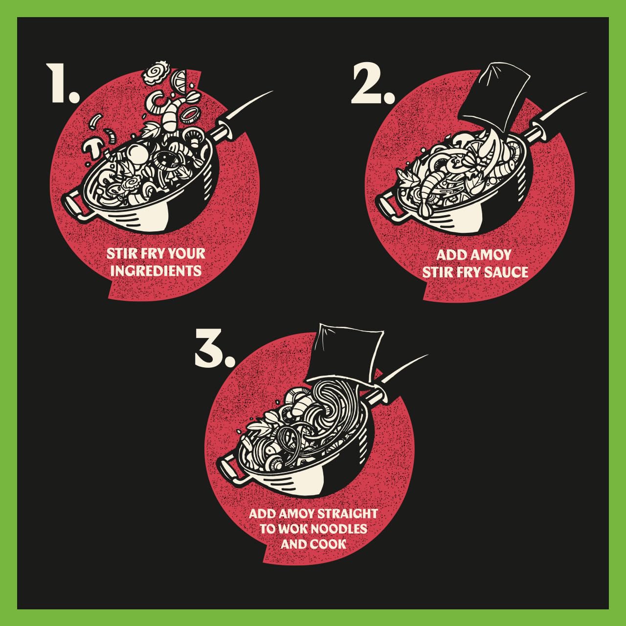 Amoy Straight To Wok Udon Thick Noodles 2 x 150g 3