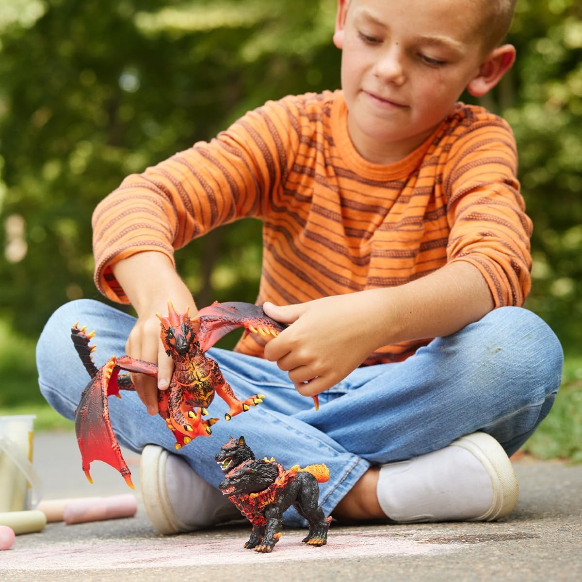 Schleich Eldrador Lava Monster Hellhound Action Figure | Ages 7+ | Model 42451 4