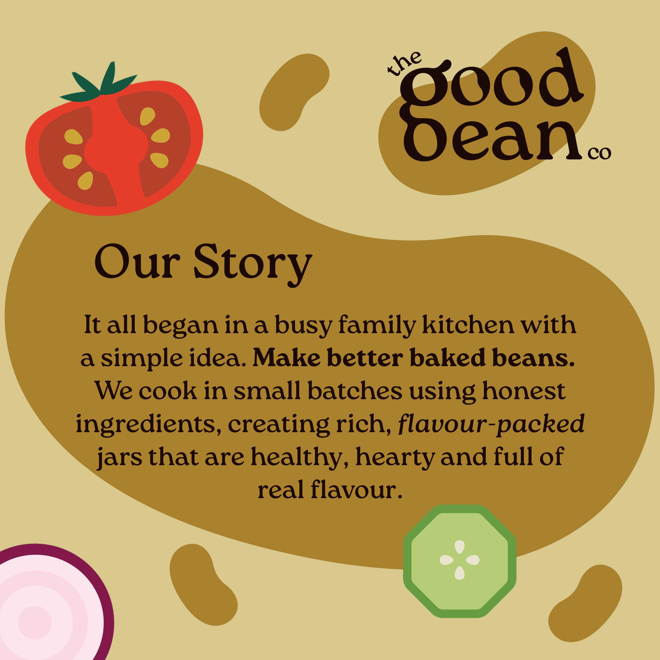The Good Bean Co - Tuscan Baked Beans Cannellini Beans in Tomato Sauce 350g