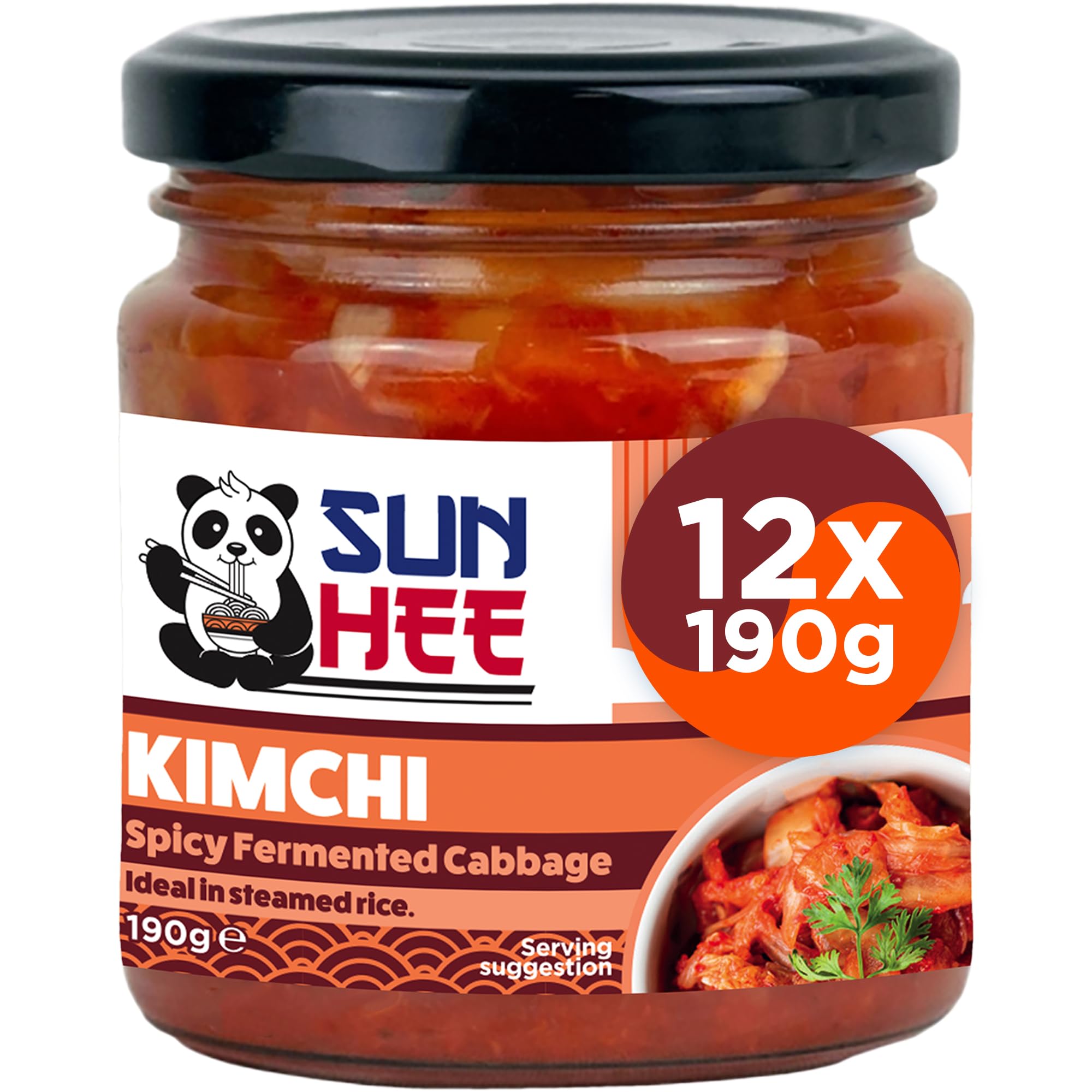 Sun Hee Natural Kimchi - Fermented Cabbage with Radish, Garlic & Ginger (190g)