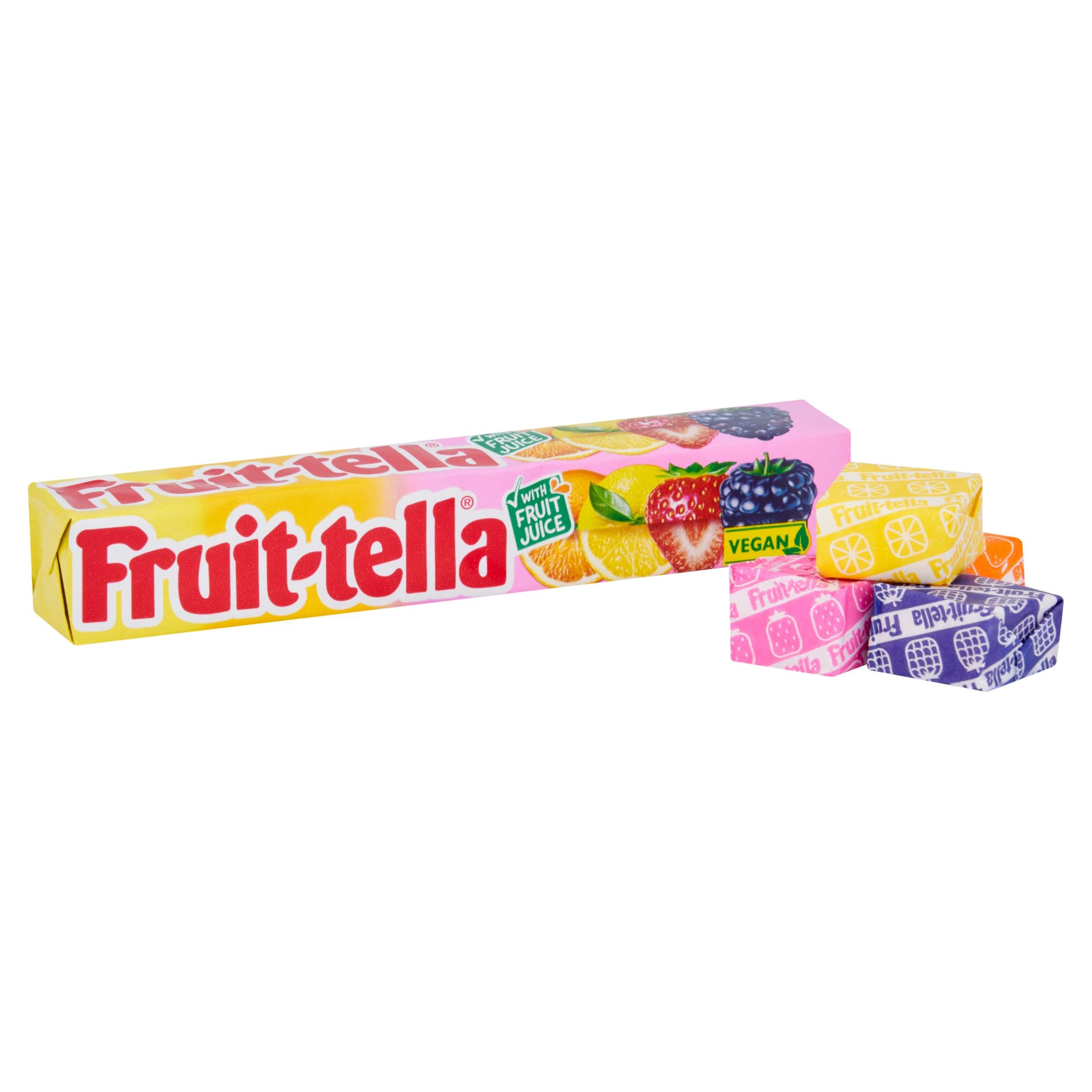Fruittella Summer Fruits Soft Chew Sweets, Vegan & Gluten-Free - 40 x 41g Sticks 6