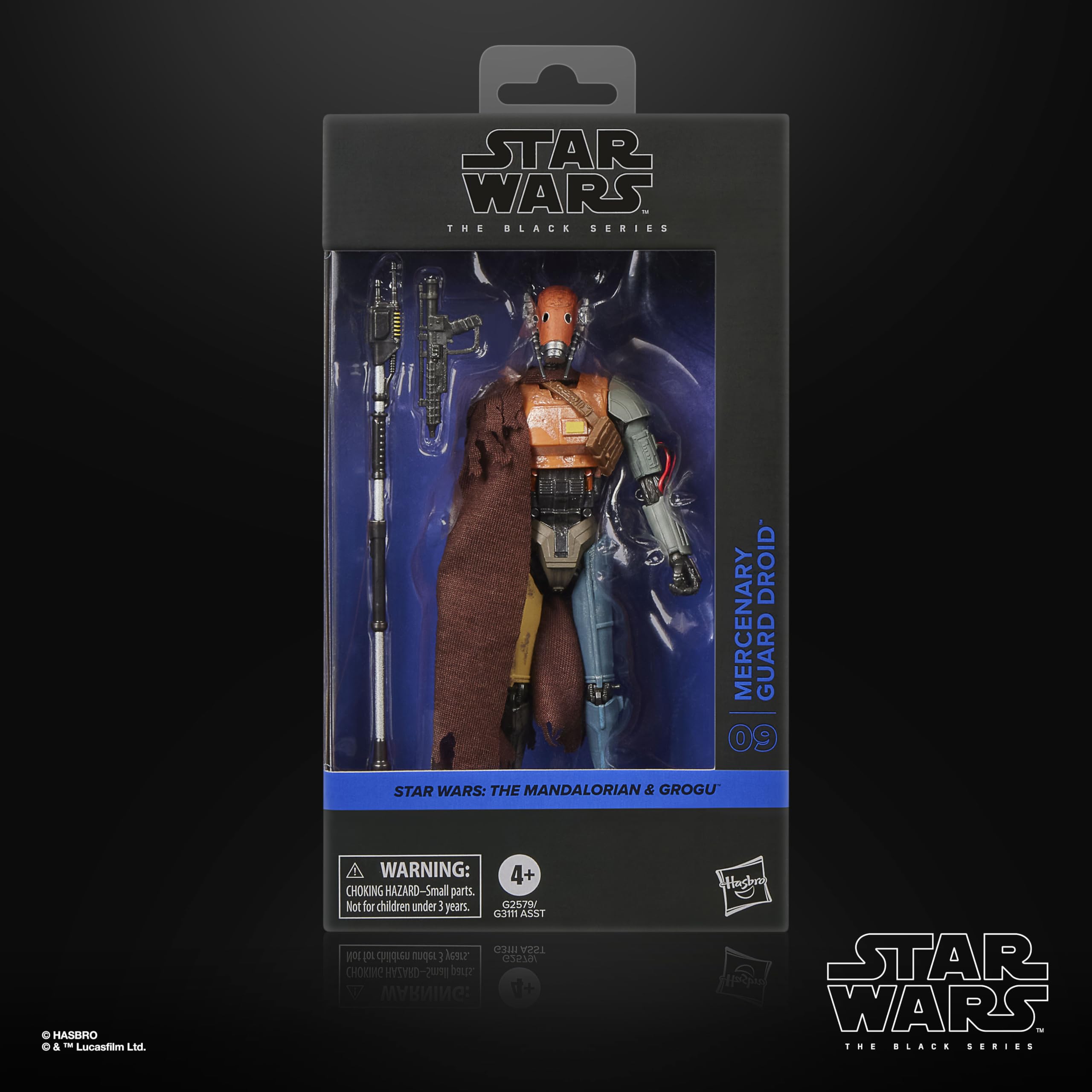 Star Wars The Black Series Mercenary Guard Droid Action Figure - 15 cm Scale, Multicolor, Ages 4+