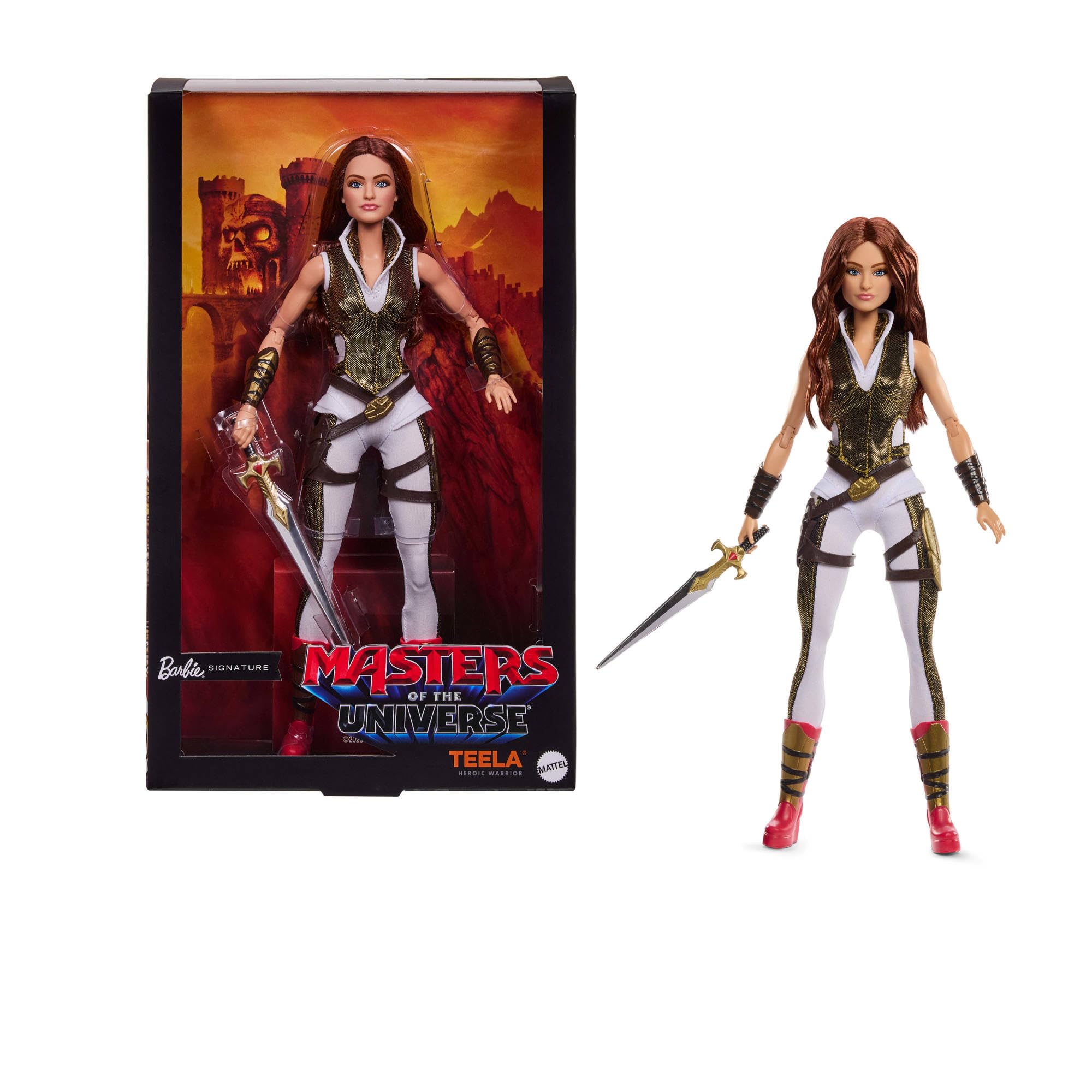 Barbie Signature Teela Doll - MOTU Collectible | Actor Likeness Sculpt | Ages 6+
