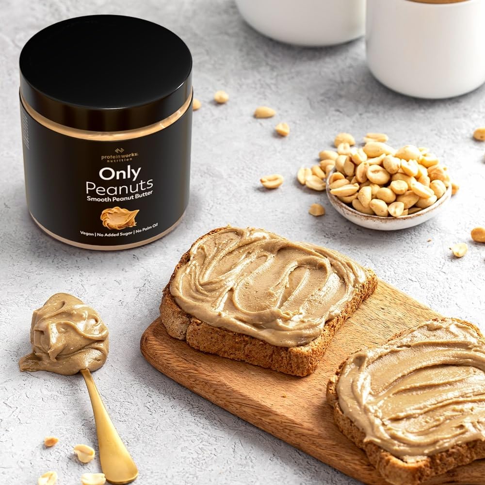 Protein Works - All Natural Peanut Butter, No Added Sugar, 500g 6