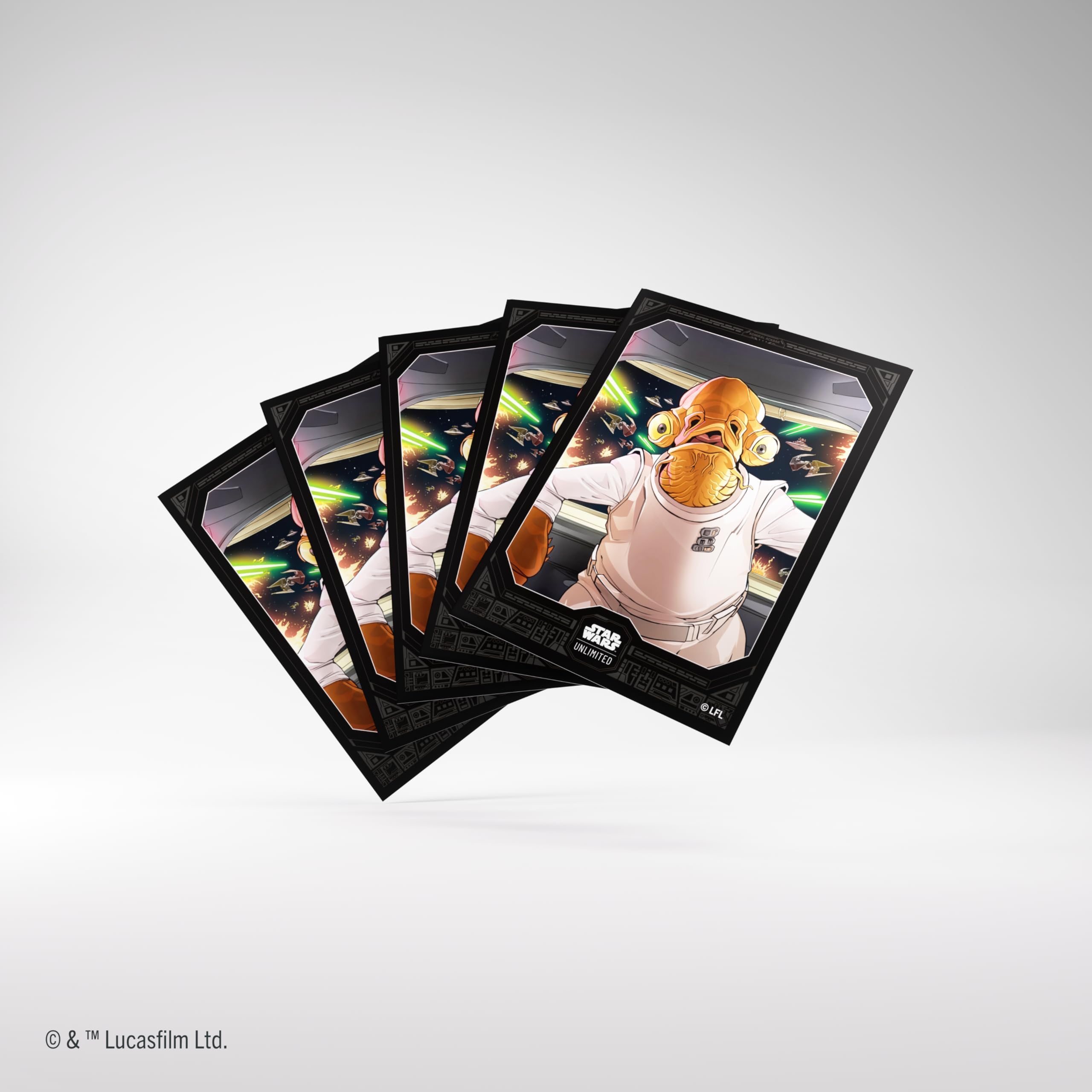 Gamegenic Star Wars: Unlimited Card Game Admiral Ackbar Art Sleeves 3