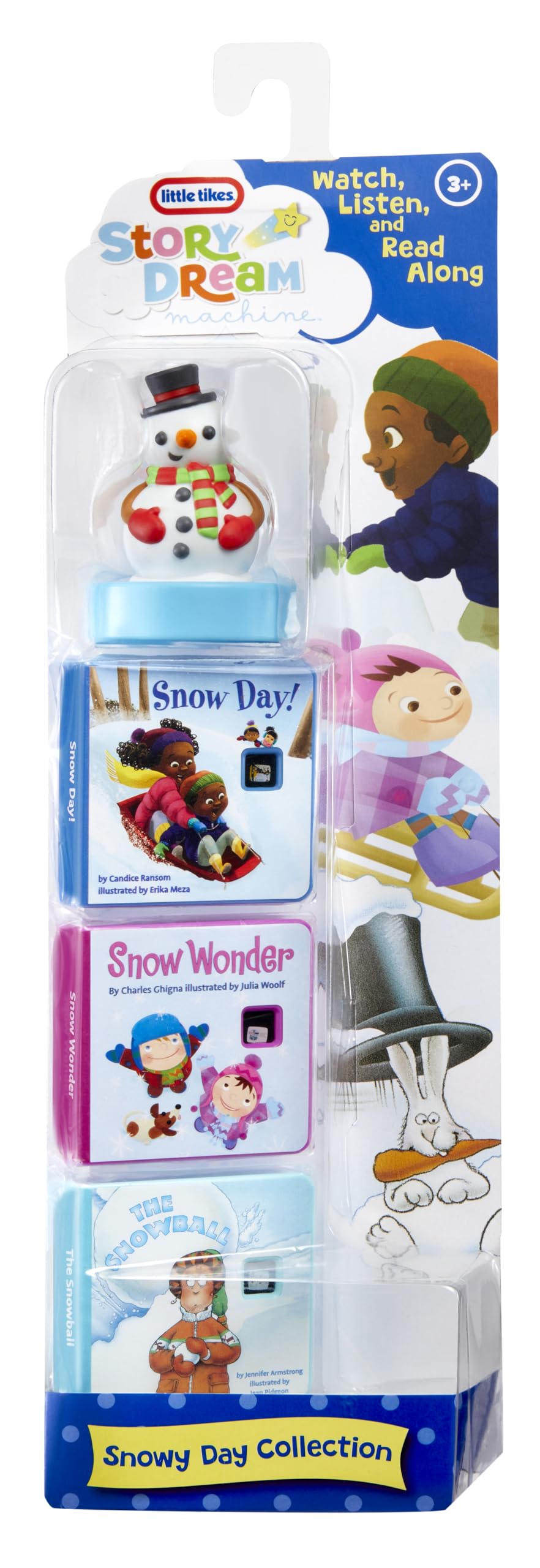 Little Tikes Story Dream Machine Snowy Day Collection - 3 Books & 1 Light-Up Character for Ages 3+ 3