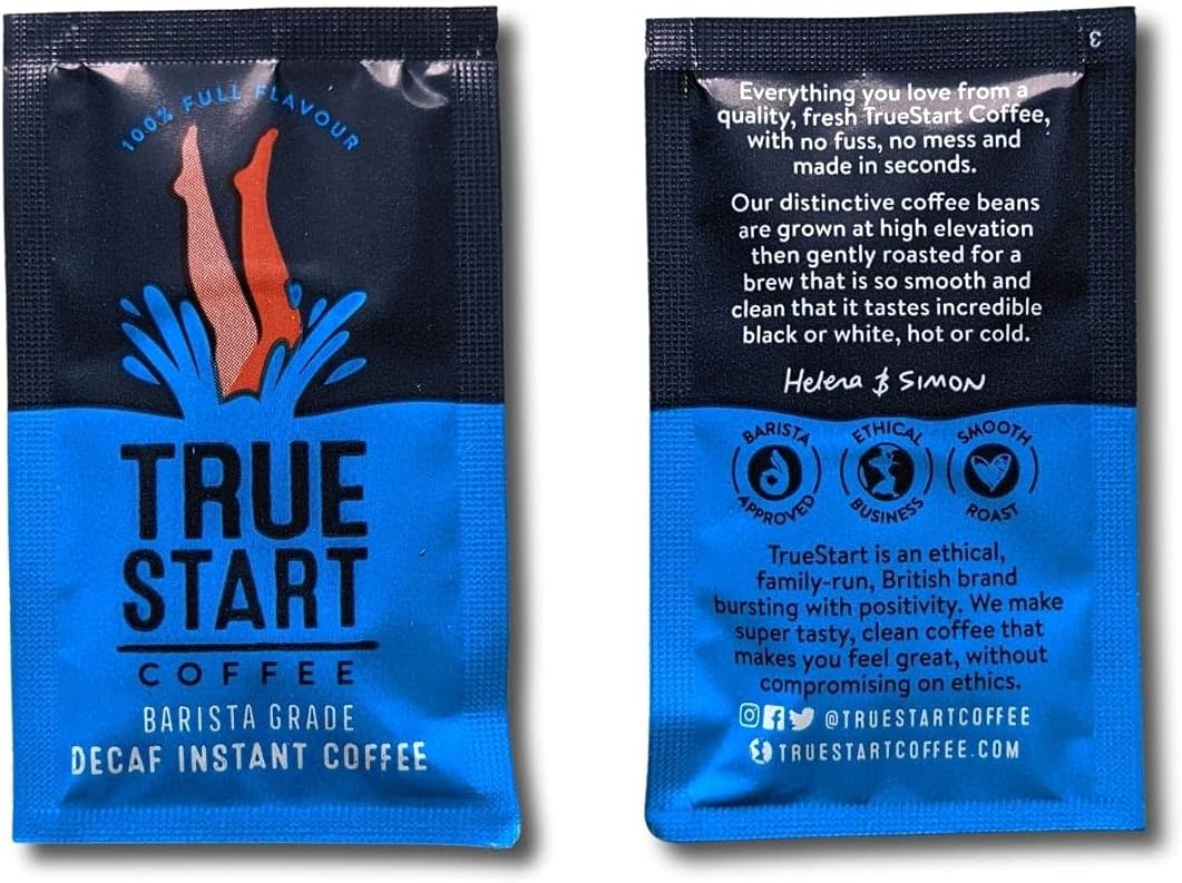 TrueStart Barista Grade DECAF Instantkaffee – 360 g (200 Beutel)