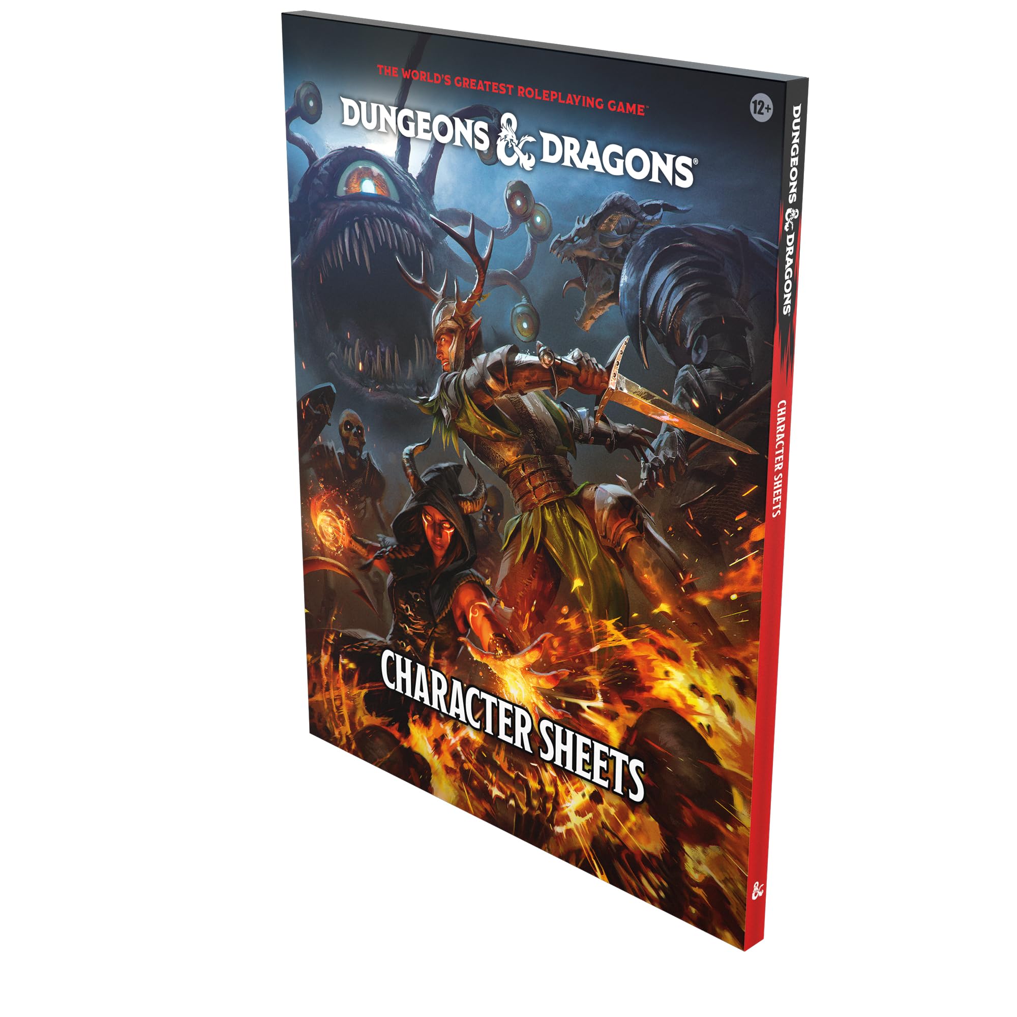 Dungeons & Dragons 2024 Edition Character Sheets - 50 Double-Sided Sheets | Folder Included 4