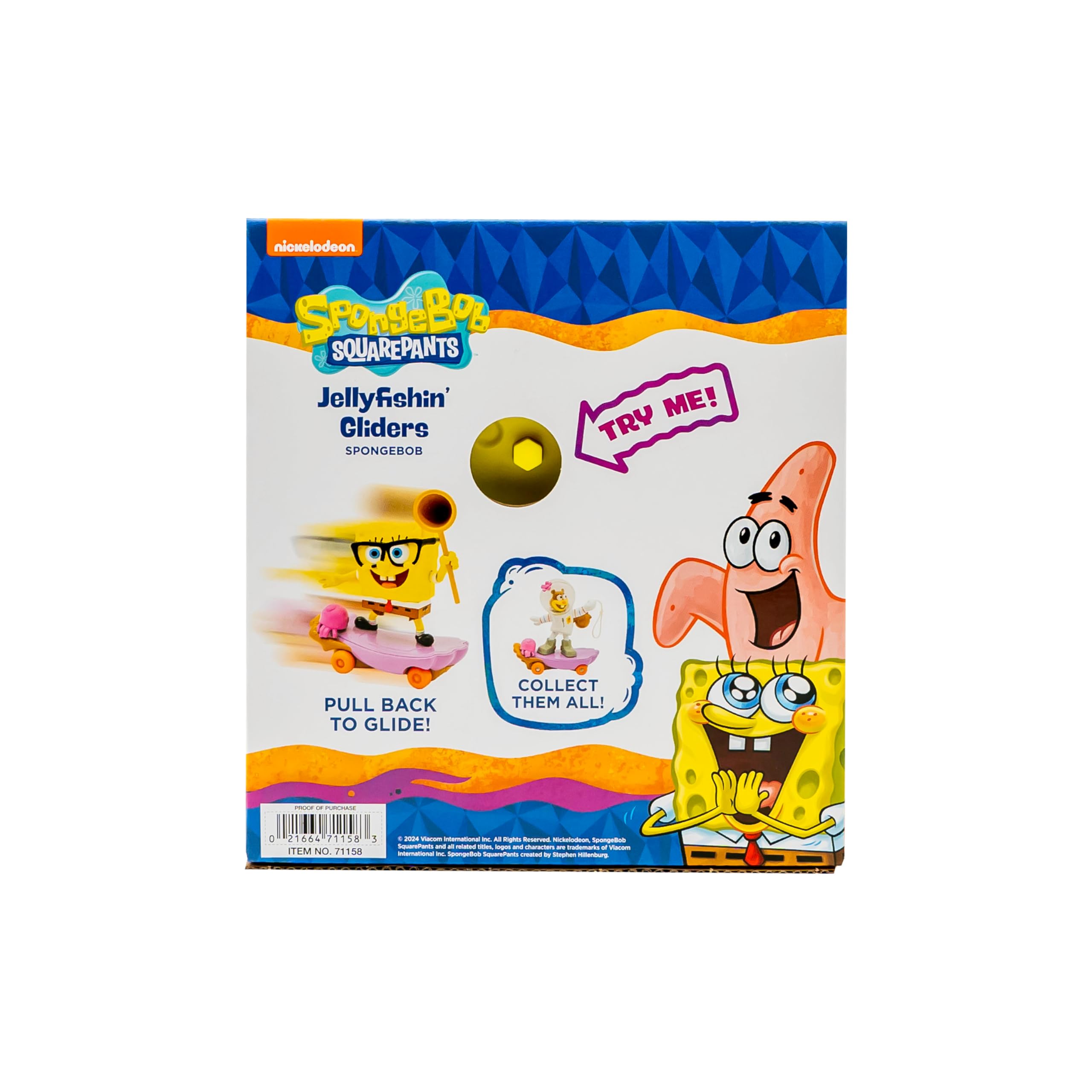 SpongeBob SquarePants Jelly Fishin' Gliders - Skating Action Figure Toy for Ages 3+ 3