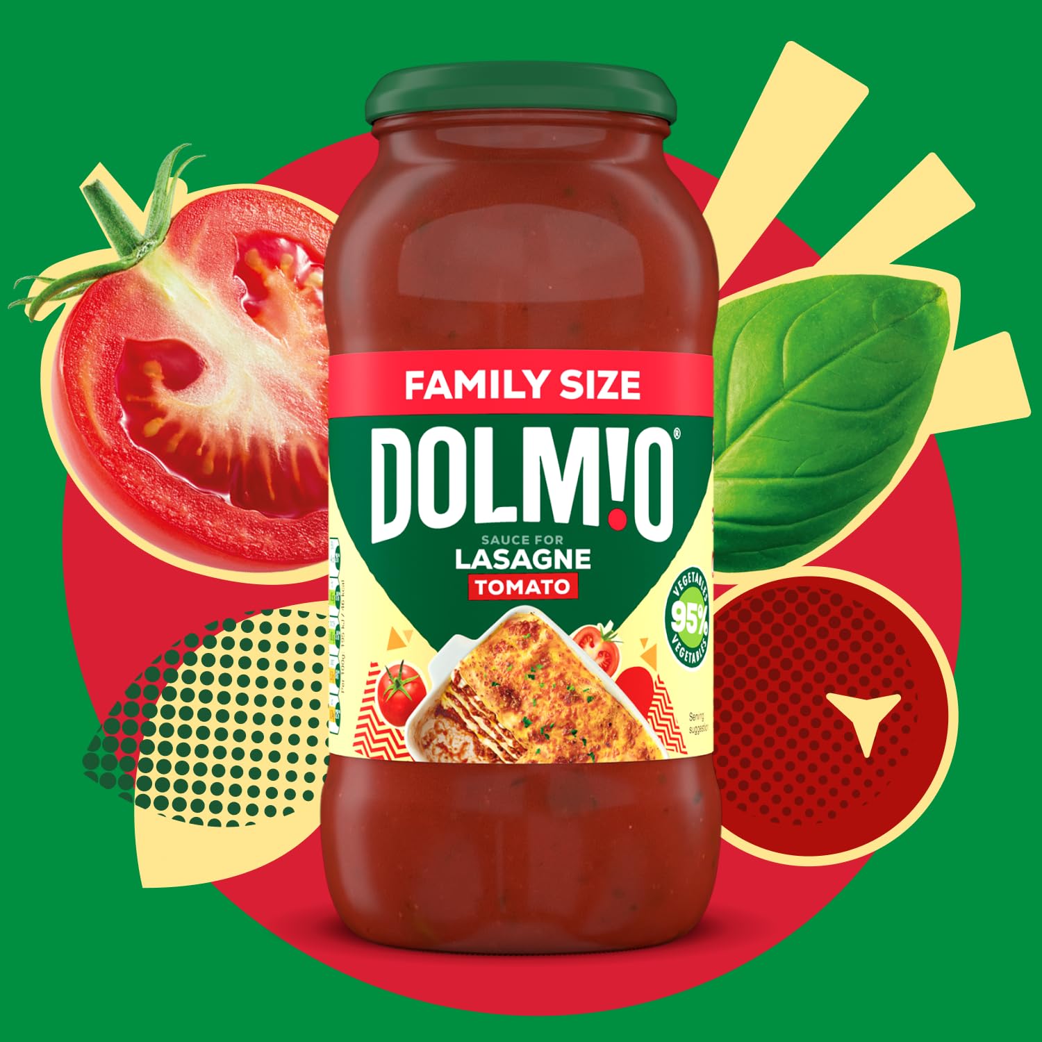 Dolmio Lasagne Rote Tomatensauce Familiengröße Glas 675g 3