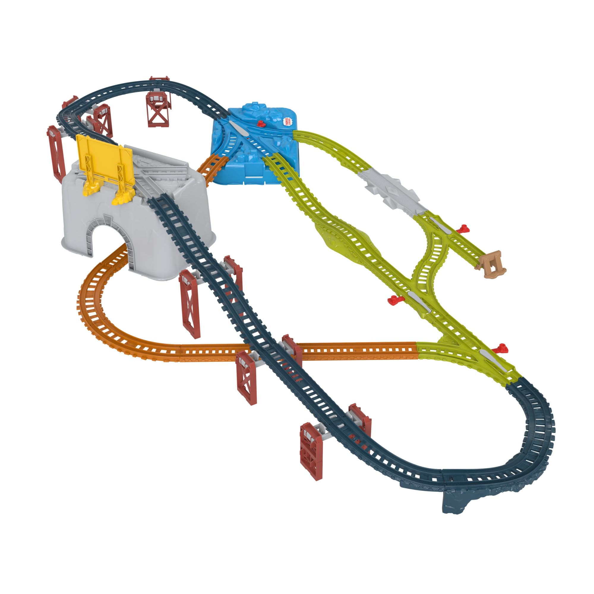 THOMAS & FRIENDS Connect & Build Bucket Track Expansion Set - 48 Pieces | Ages 3+ | HNP81 1