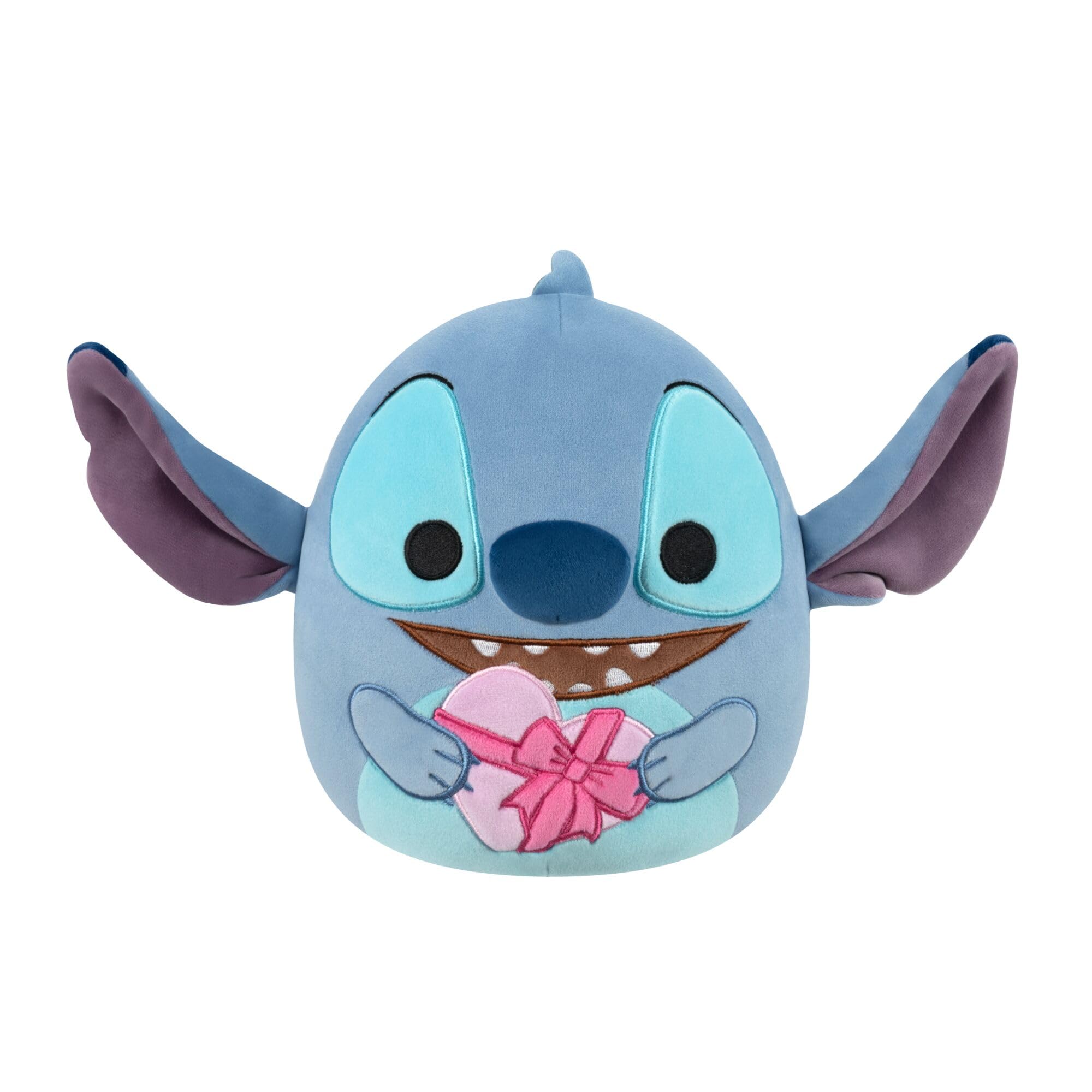 Squishmallows Disney Stitch with Hearts Plush Toy | 8-Inch | Classic Edition
