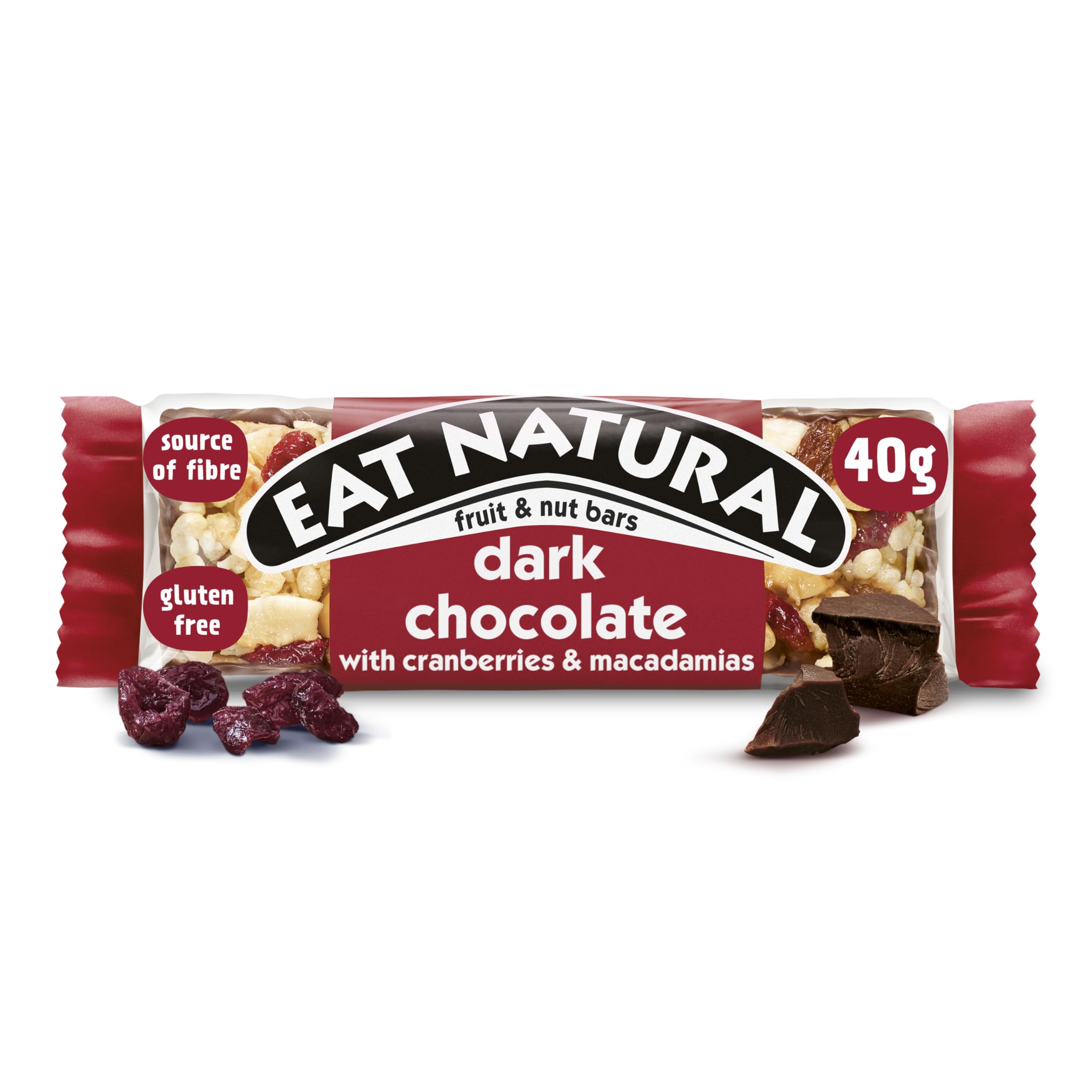 Eat Natural - Dark Chocolate with Cranberries & Macadamias Fruit & Nut Bars