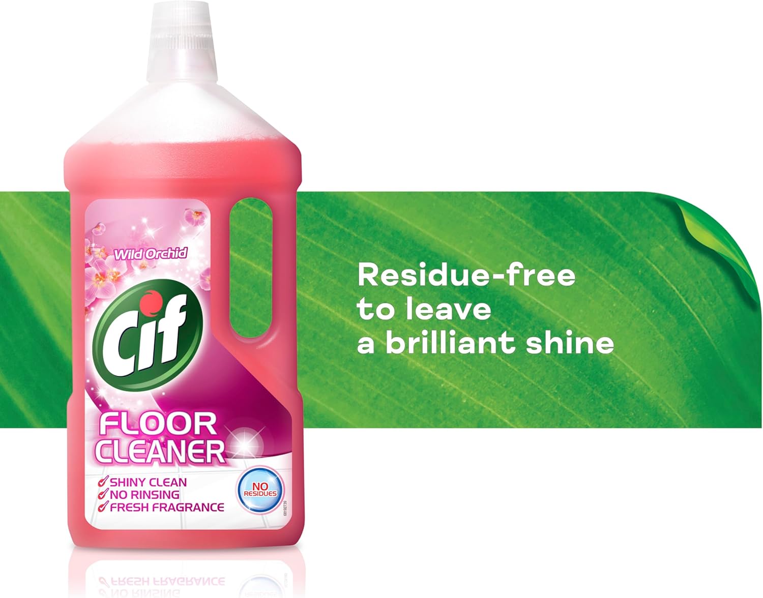 Cif Wild Orchid Floor Cleaner - Multi-Surface Residue-Free Cleaner for Linoleum, Vinyl & Ceramic Tile 3