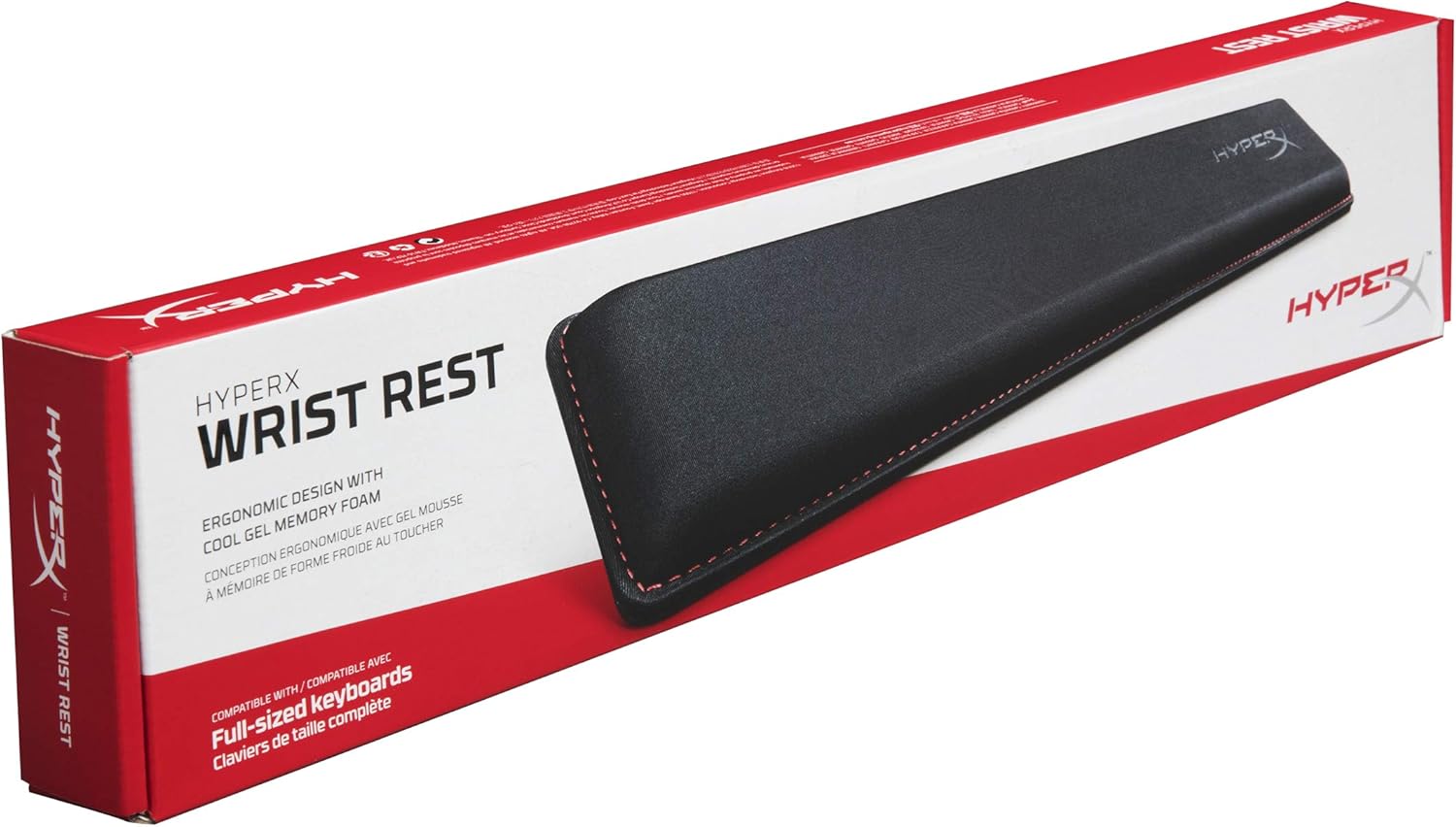 HyperX HX-WR Wrist Rest for full-sized keyboards, 8.8cm x 45.7cm x 2.2cm 3