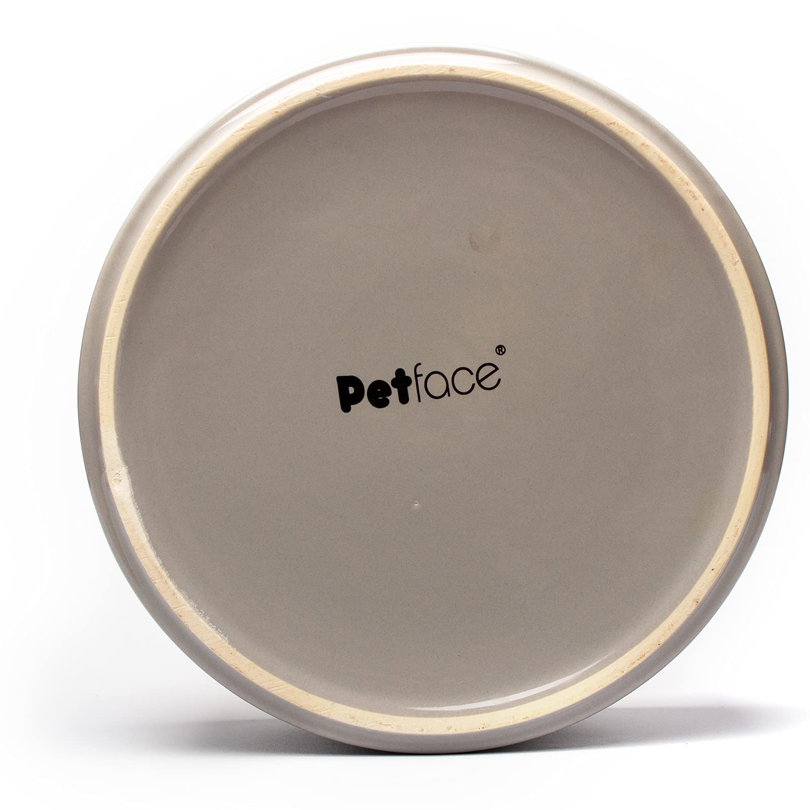 Petface Ceramic Dog Bowl - Grey Dots | 13 cm Diameter | Dishwasher Safe 4
