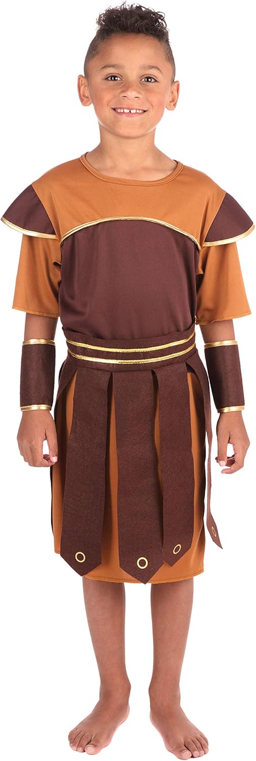 Roman Soldier Costume - Kids Large 8-10 Years