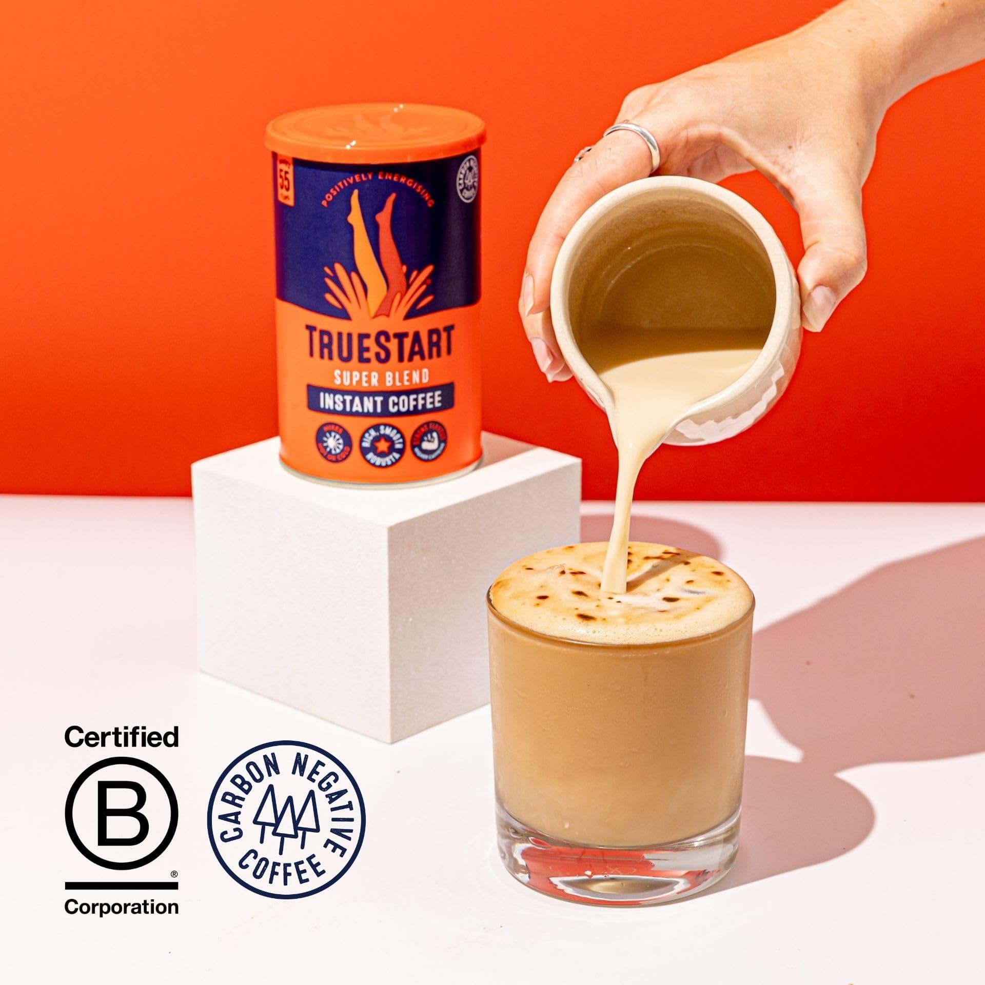 TrueStart Barista Grade Super Blend Strong Instant Coffee – 2 x 100g