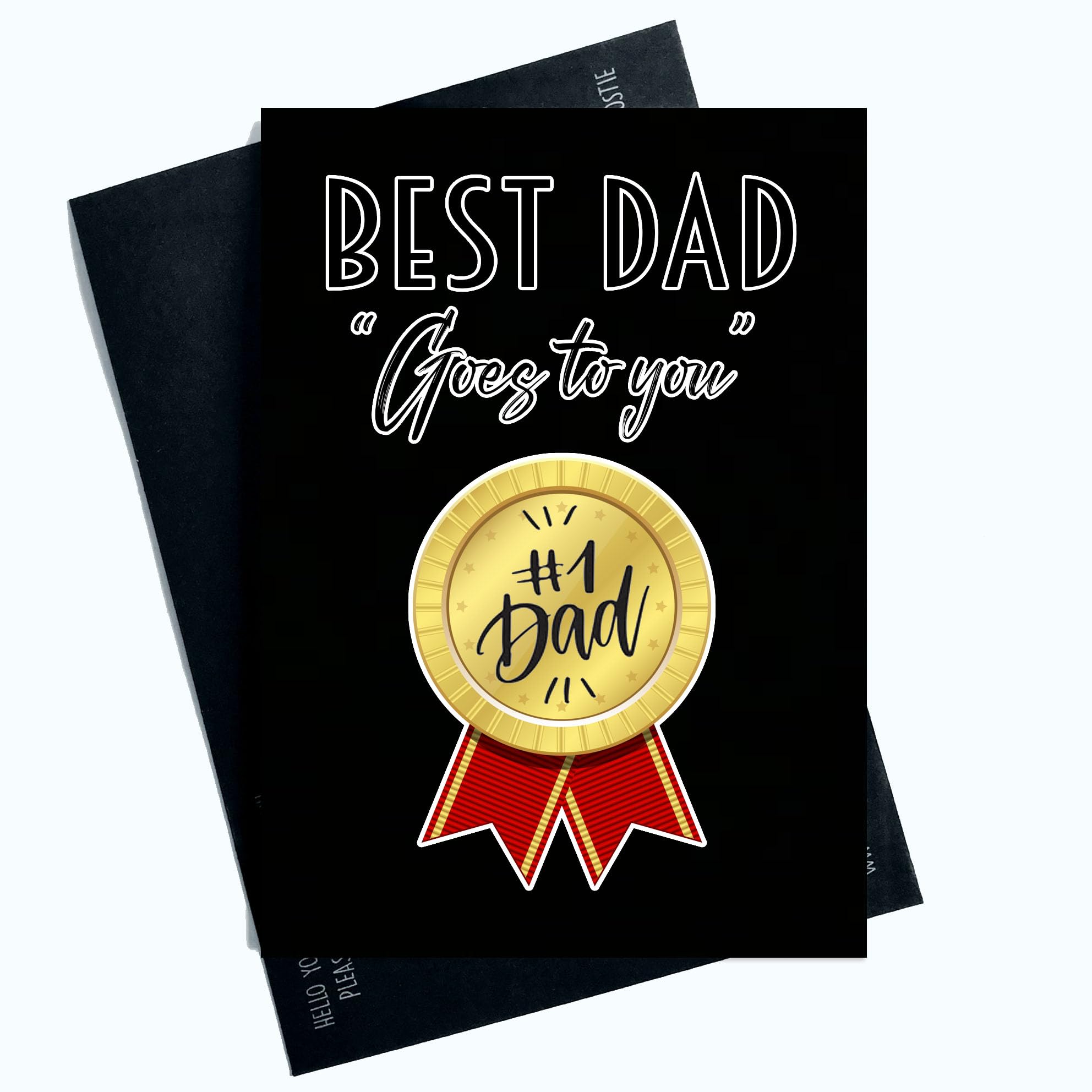 Peachy Antics Funny Birthday Card for Dad | A5 Size | Blank Inside 1