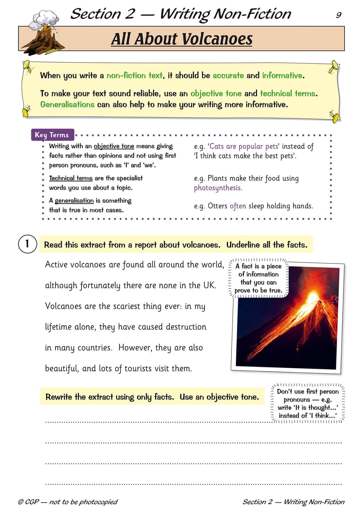 CGP Books Year 6 Writing Targeted Question Book - Ages 10-11 | Paperback | 48 Pages