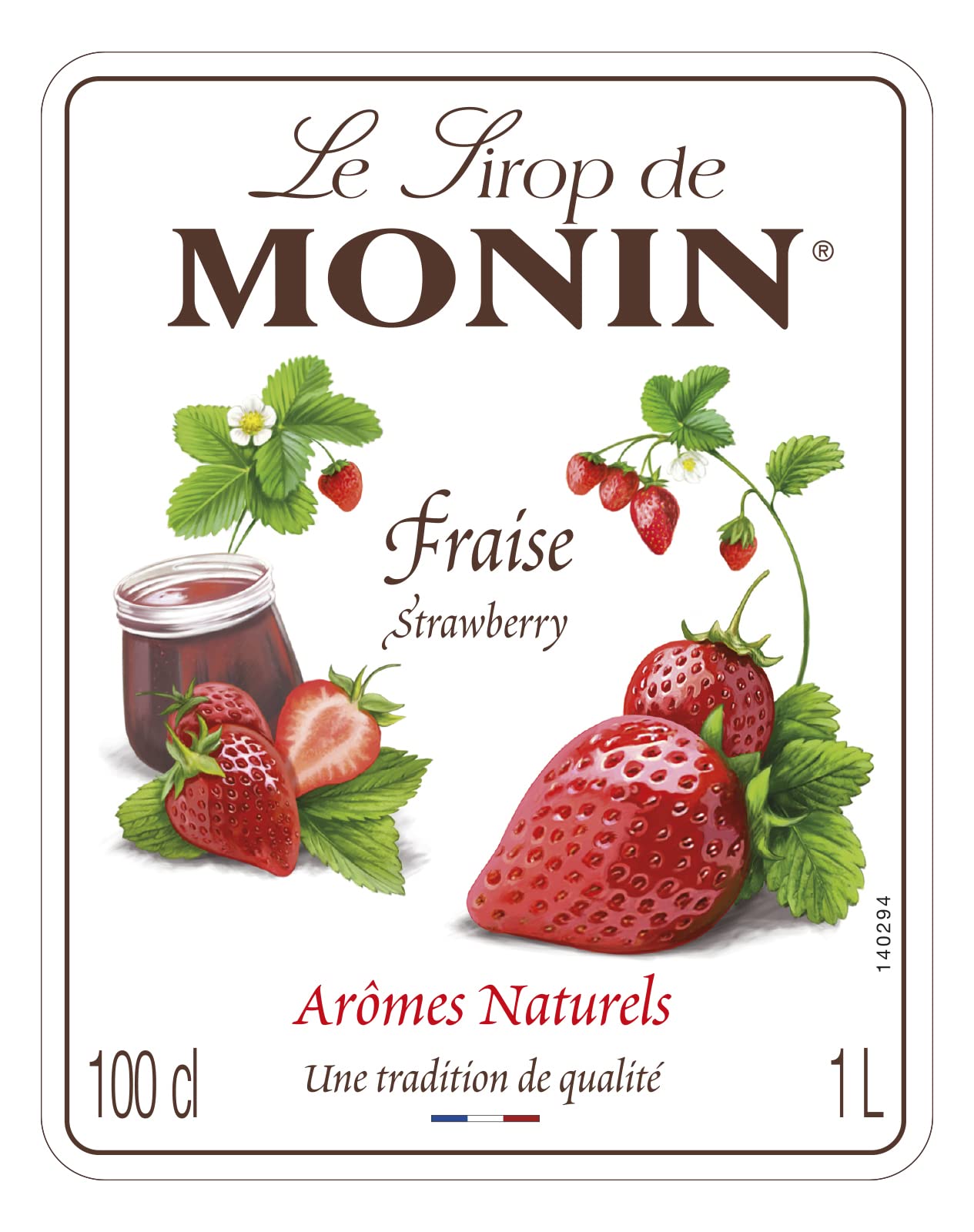 Monin Erdbeersirup 1L – Premium-Getränkesirup für Cocktails, Mocktails und Milchshakes 5