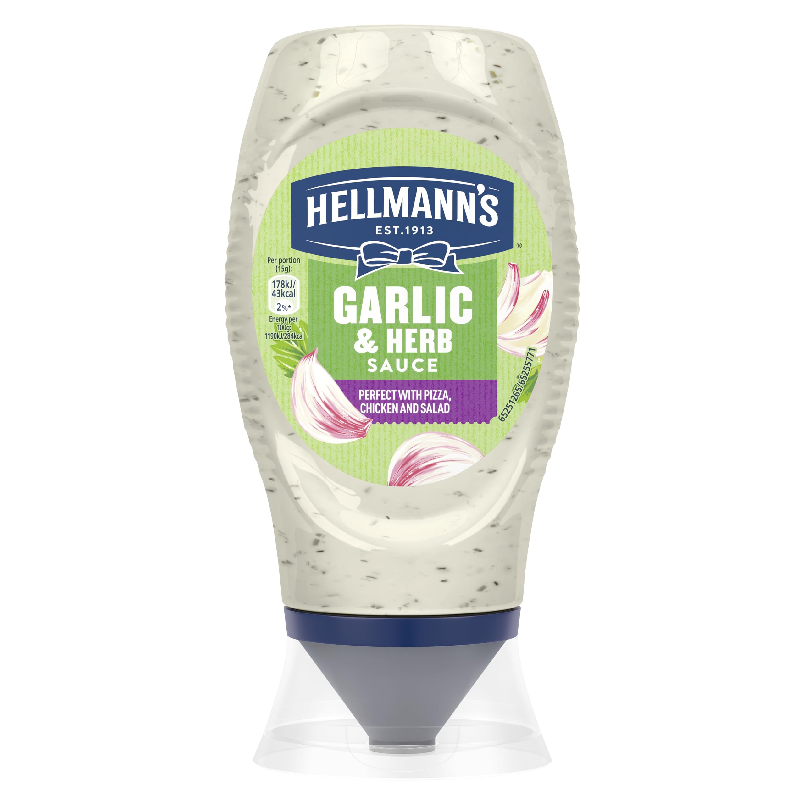 Hellmann's Garlic and Herb Sauce - Vegetarian, Creamy Taste | 260g