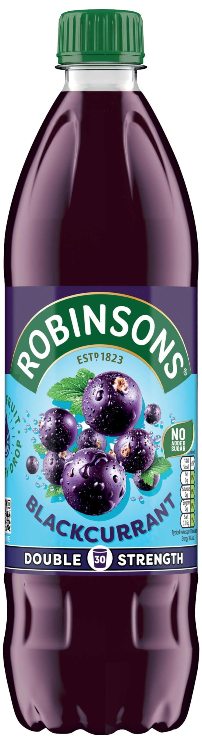 Robinsons Fruit Squash - Low Calorie - Blackcurrant - Double Strength Concentrate 750ml 4