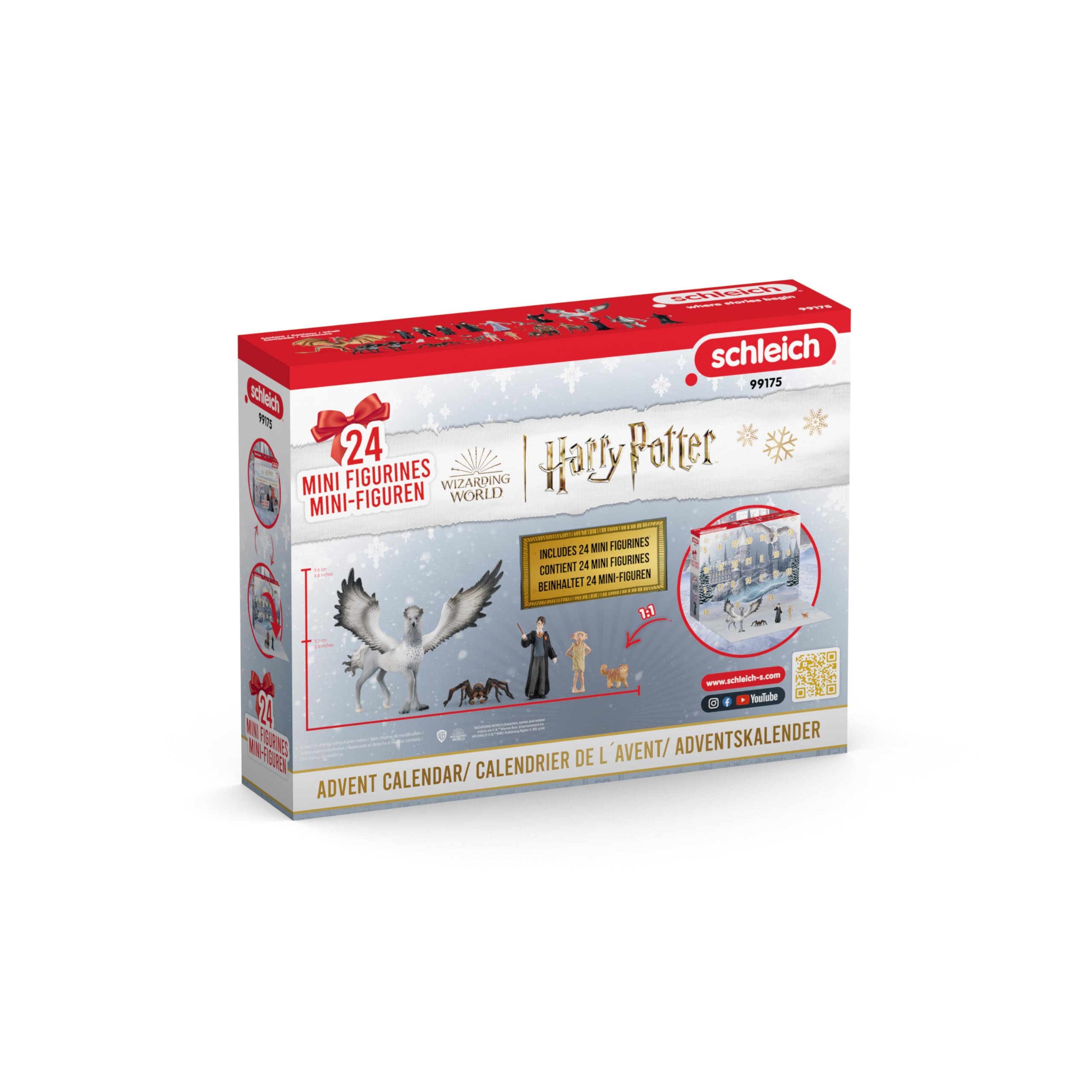Schleich 99175 Harry Potter Advent Calendar 2024 - 24-Piece Magical Mini Figurine Collection 3