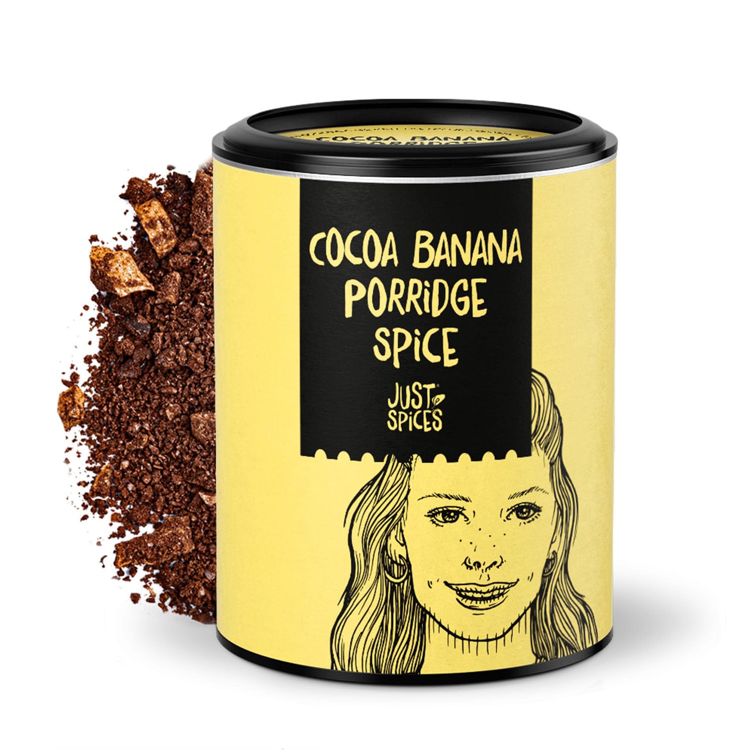 Just Spices Cocoa Banana Porridge Spice, 55g - Natural Mix for Chocolatey Banana Porridge & Desserts
