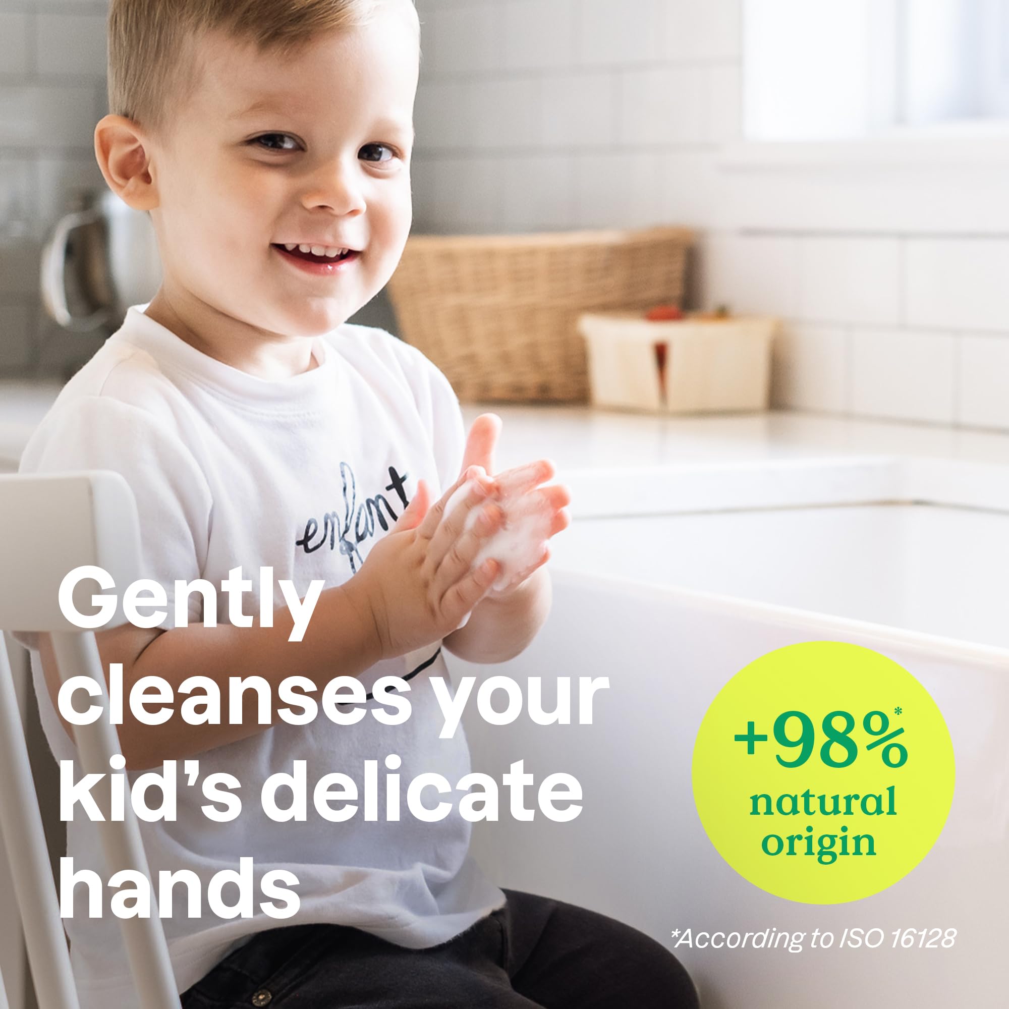 ATTITUDE Kids Foaming Hand Soap - EWG Verified, Plant-Based, Blueberry Scent, 295 mL 2