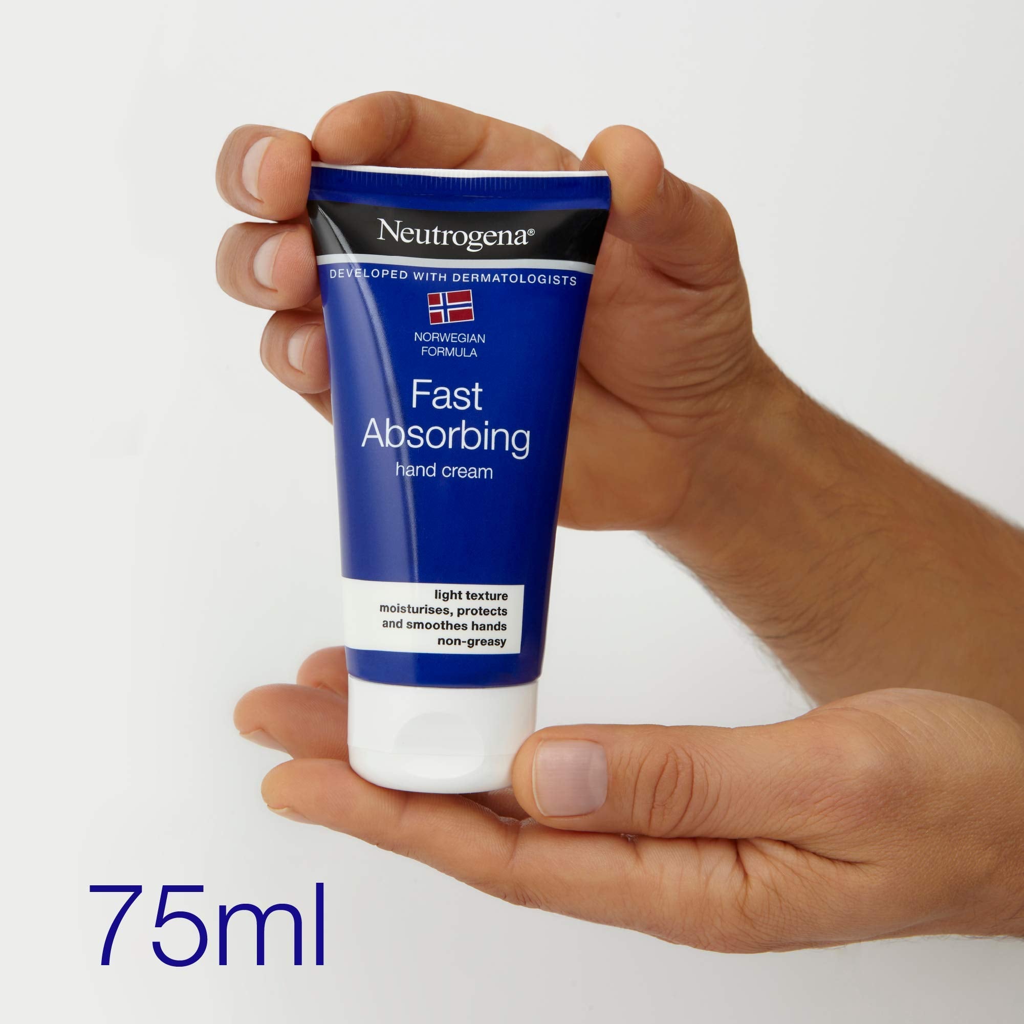Neutrogena Norwegian Formula Fast-Absorbing Hand Cream (3x 75ml Bundle)