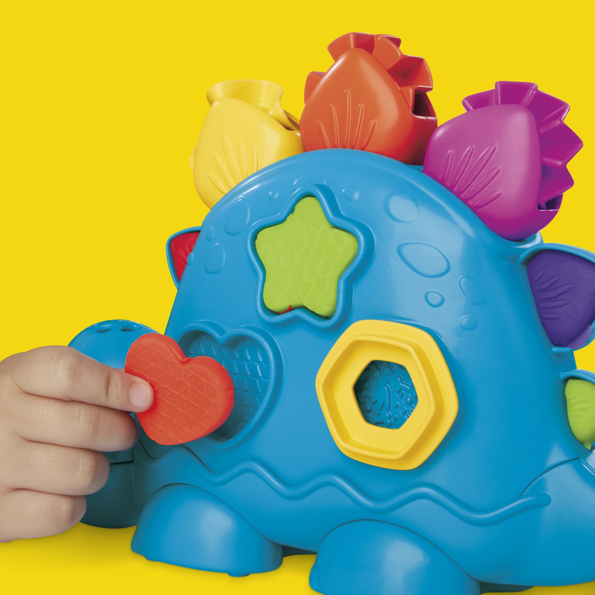 Play-Doh Shapes & Colours Dinosaur Toy - Preschool Creative Playset for Ages 3+ 11