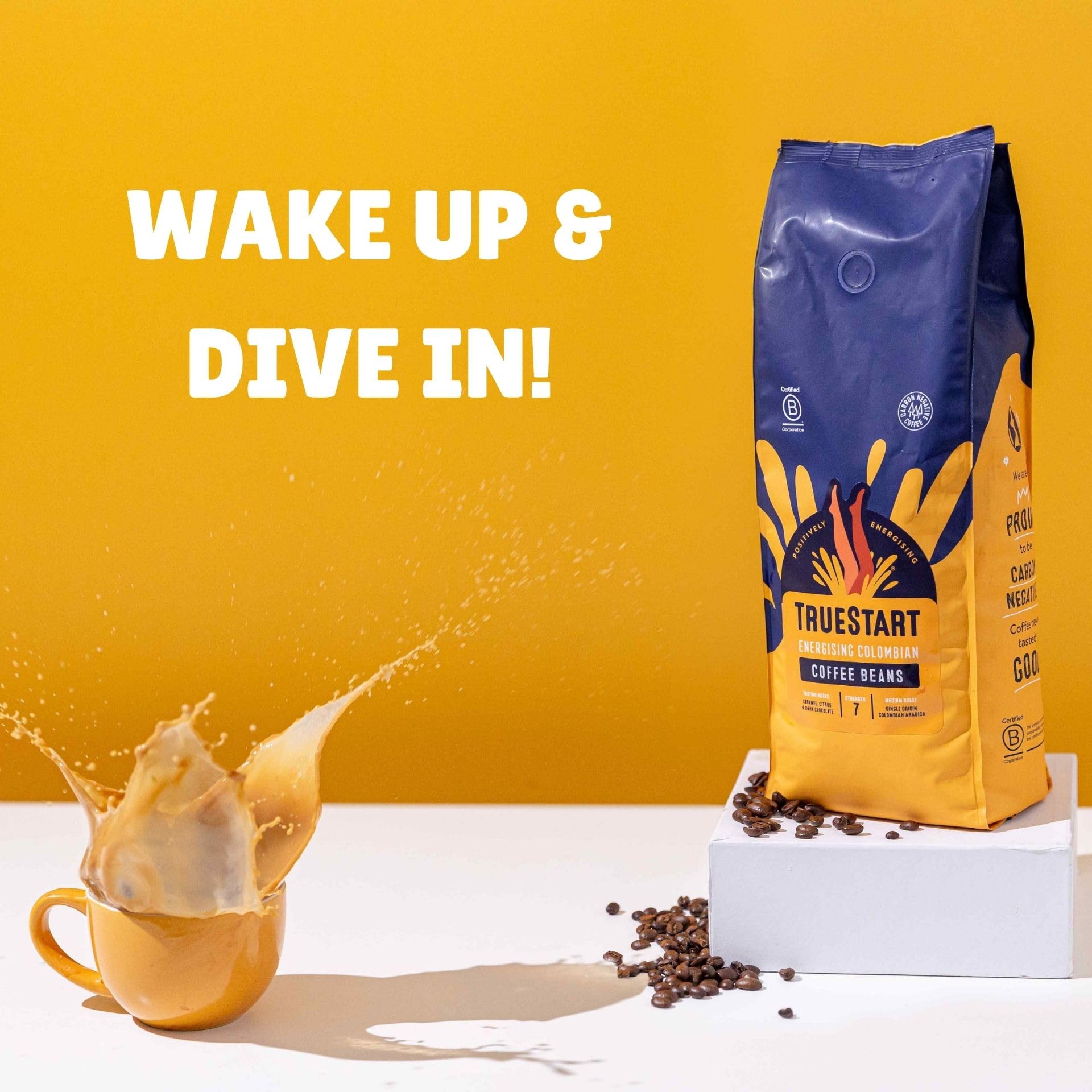 TRUESTART Energising Colombian Ground Coffee - Smooth Medium Roast, Mycotoxin-Free | 200g 4