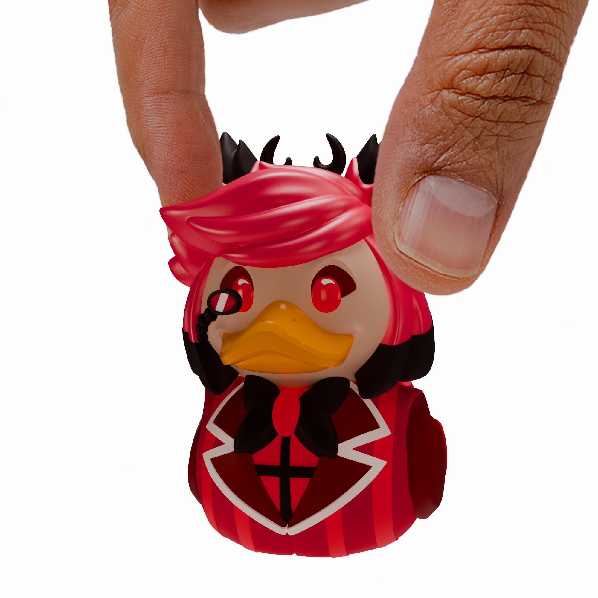 TUBBZ Mini - Alastor Cosplaying Rubber Duck Figure | Approx. 5cm Tall | Polyvinyl Chloride