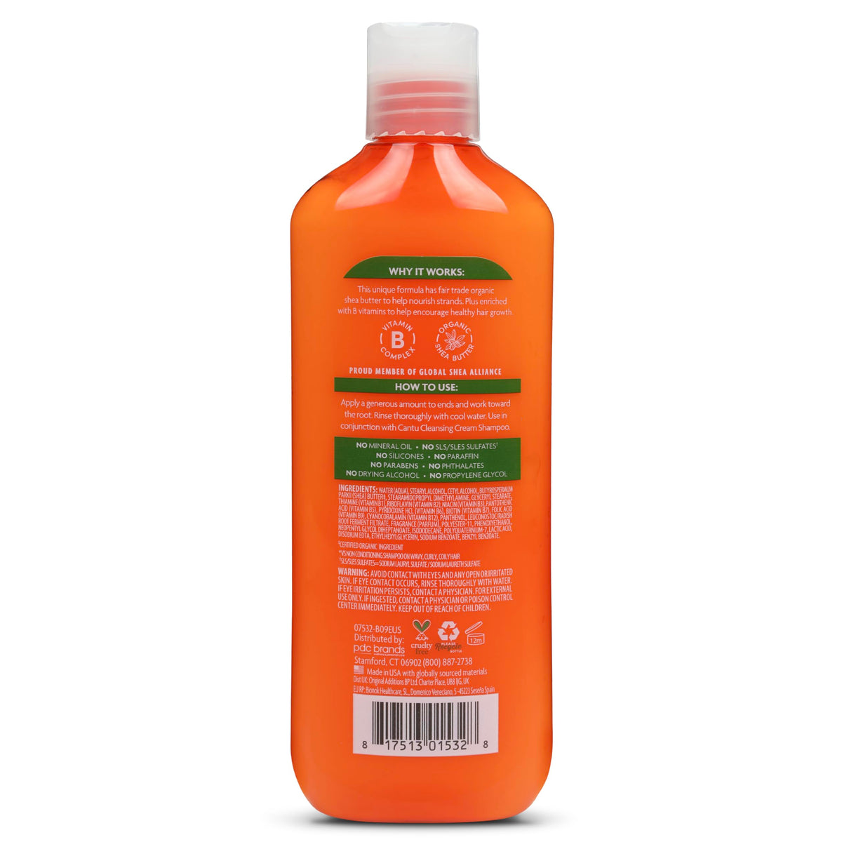 CANTU Shea Butter Cream Conditioner - Deeply Moisturizes, Reduces Split Ends, Detangles Textured Hair | 400 ml