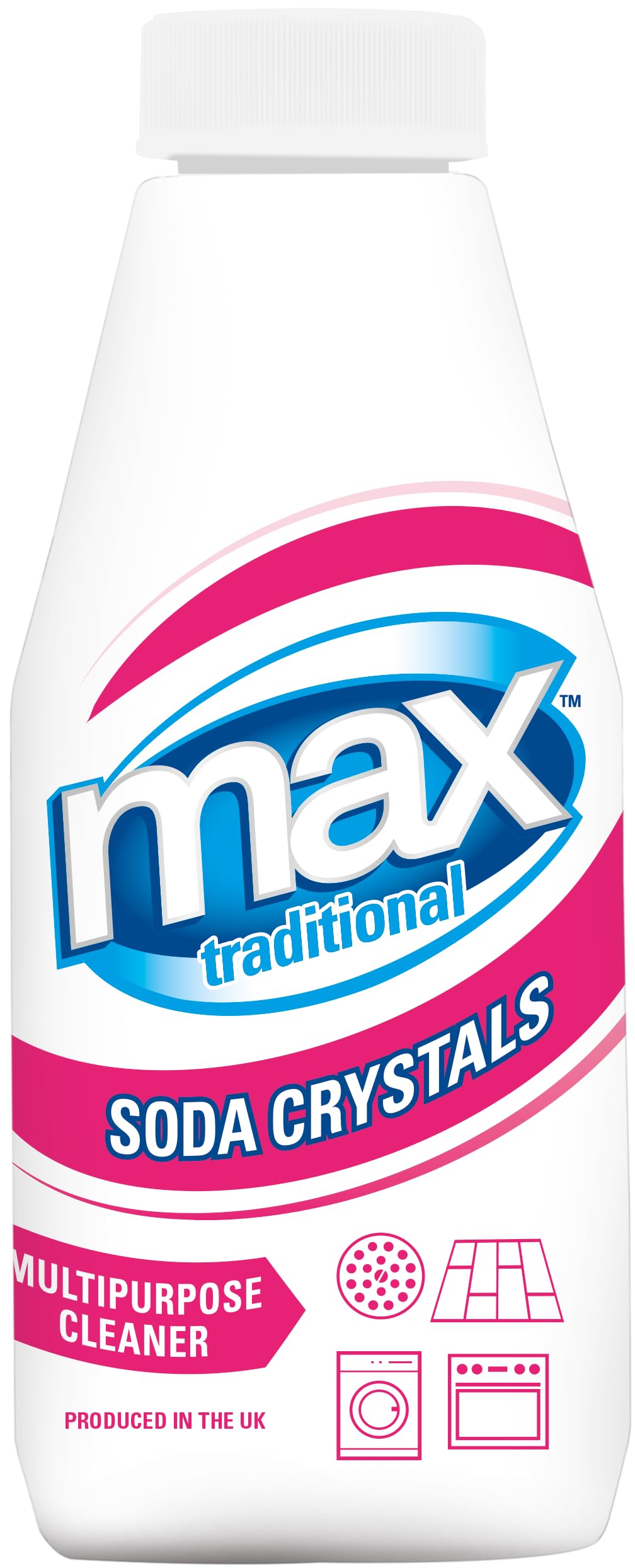 Max Traditional Soda Crystals - 500g | Natural All-Purpose Cleaner for Home & Outdoor Cleaning