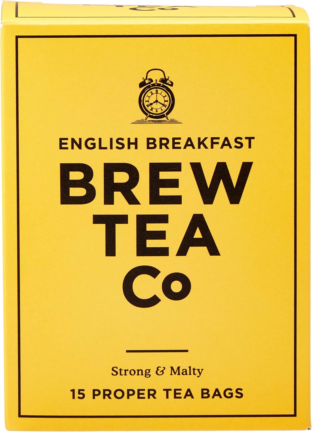 Brew Tea Co English Breakfast Whole Leaf Tea Bags, 15-Pack